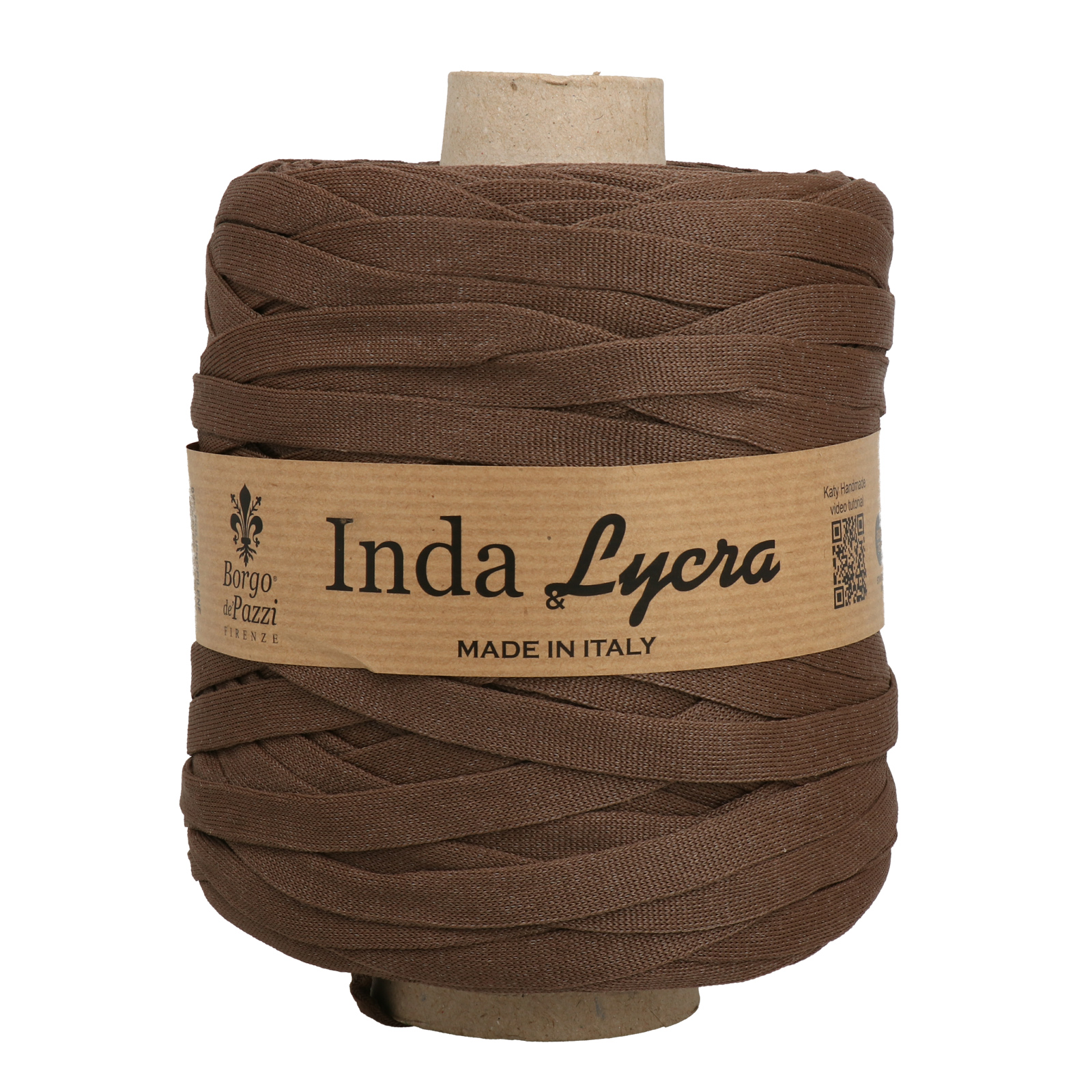 borgo de' pazzi inda lycra - kaffee (41) - 500gr (110mt) | 1st