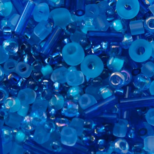 rocailles toho beads mix - amamizu-blue (3230) | 10gr