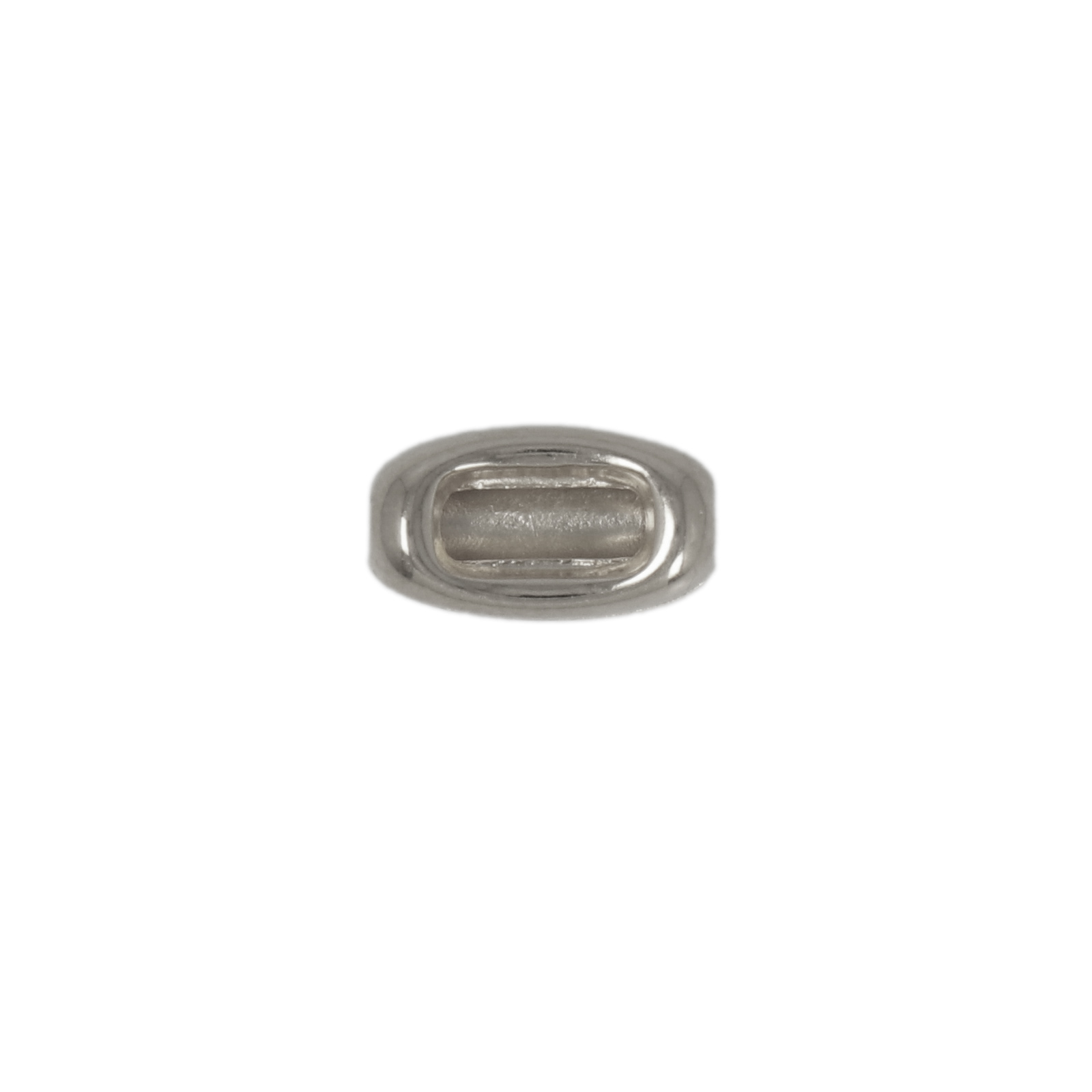 oval metallperlen antik versilbert 11x6mm | 2st