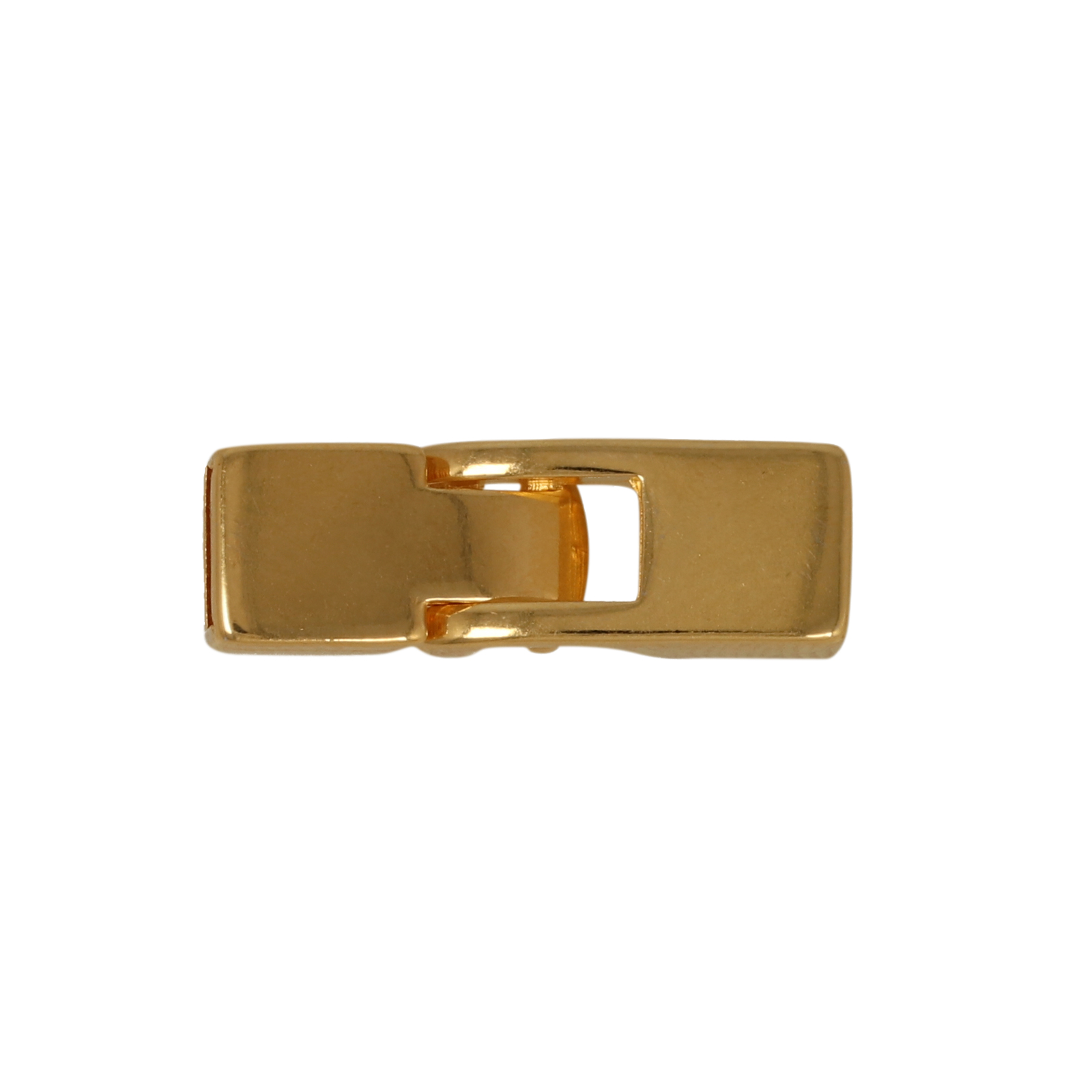 gold plated hook and eye 20x6mm (width 5mm) | 1pc