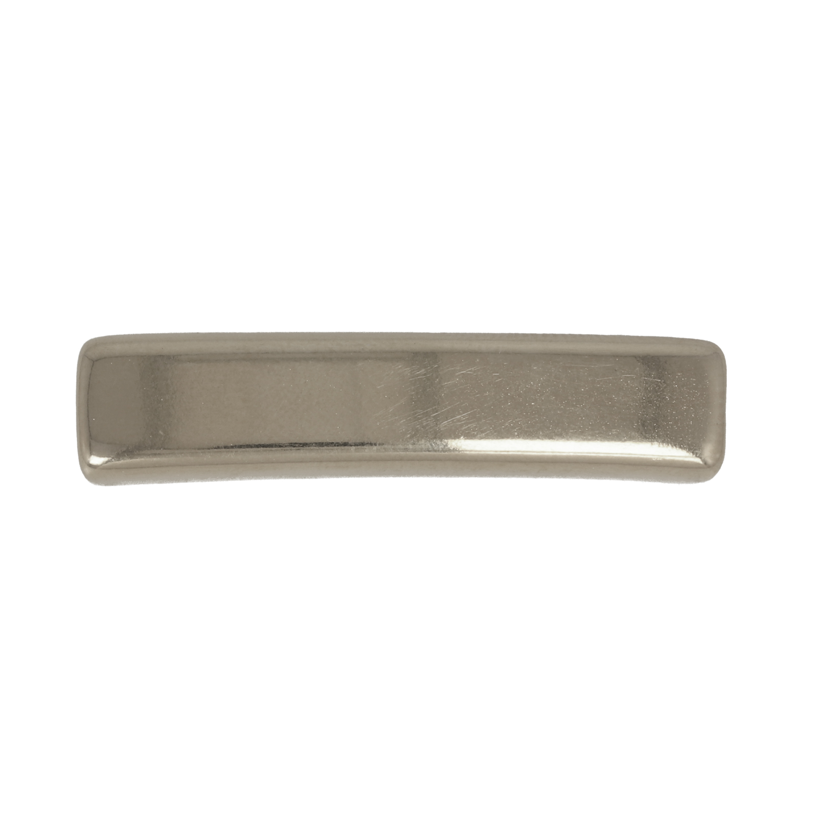 antique silver plated slider bead 34x6mm | 1pc