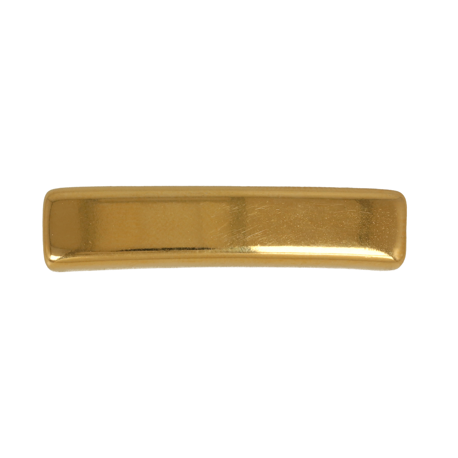 gold plated slider bead 34x6mm | 1pc