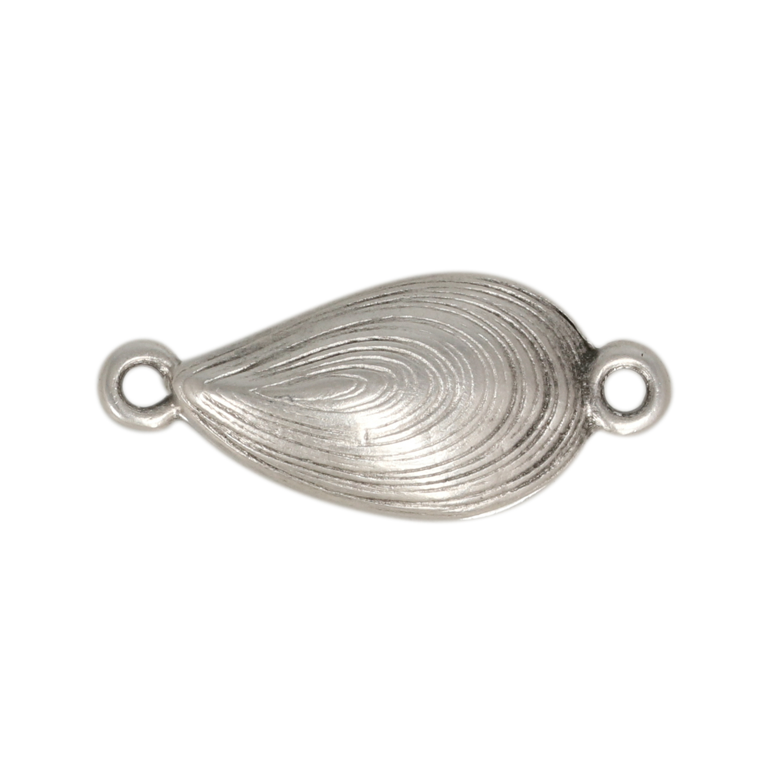 antique silver plated magnetic clasp drop 18x10mm | 1pc