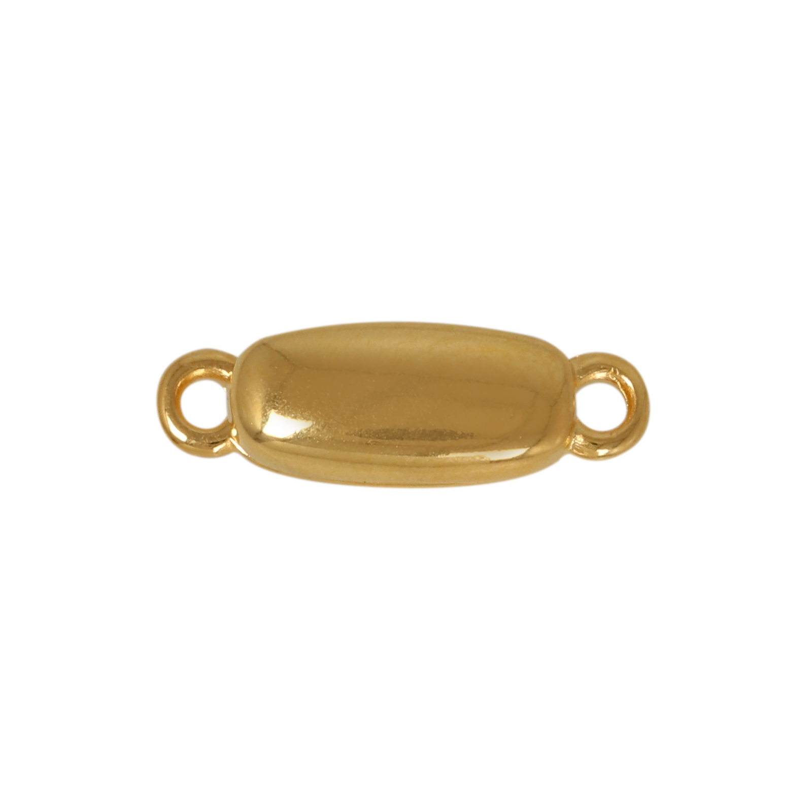 gold plated magnetic clasp rectangle 12x6mm | 1pc