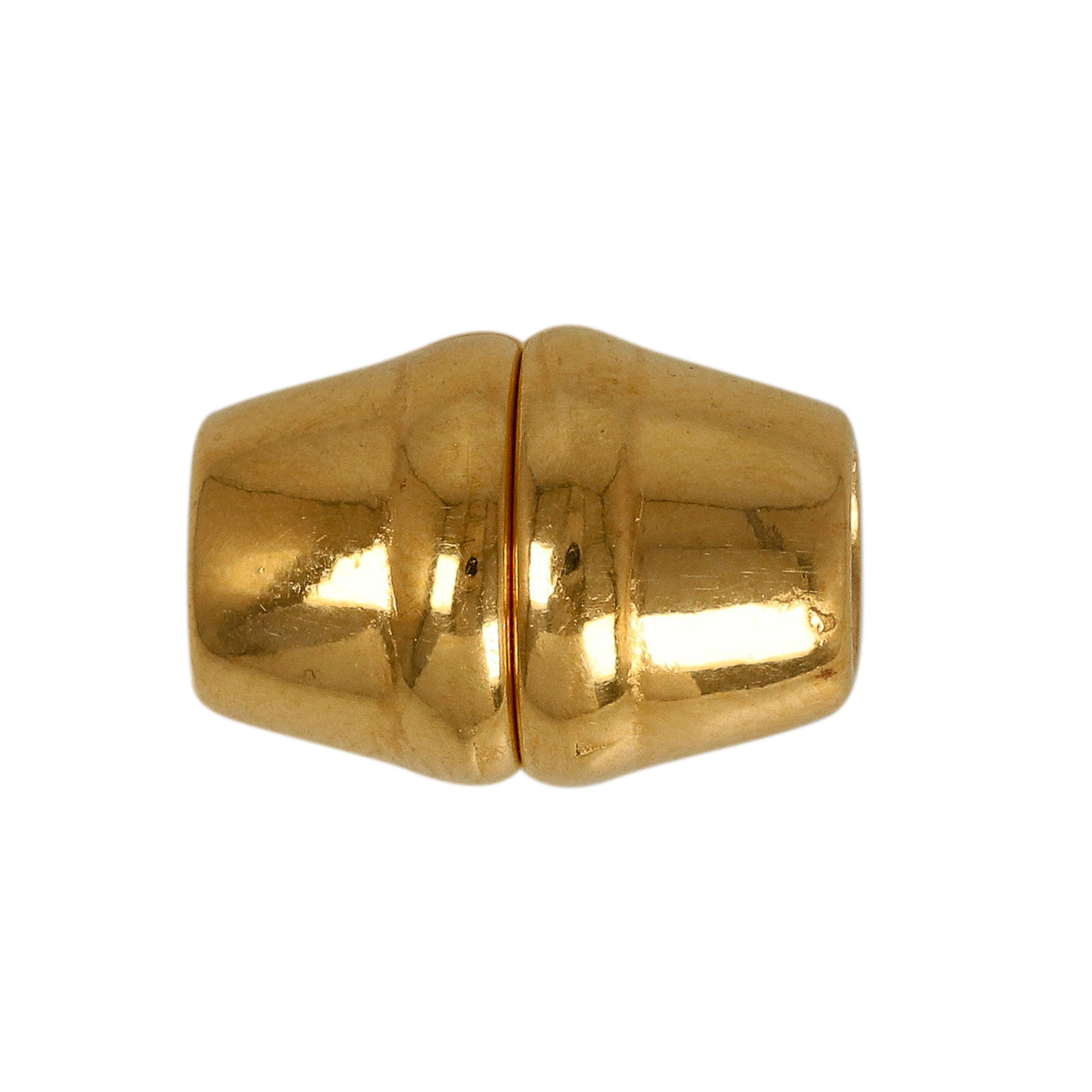 gold plated magnetic clasp with ends 16x10mm (width 5mm) | 1pc