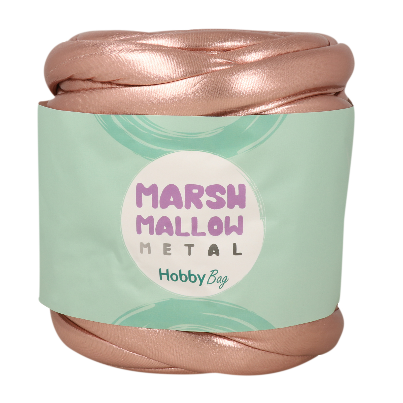 hobbybag marshmallow metal - rose gold - 500gr (25mt) | 1pc
