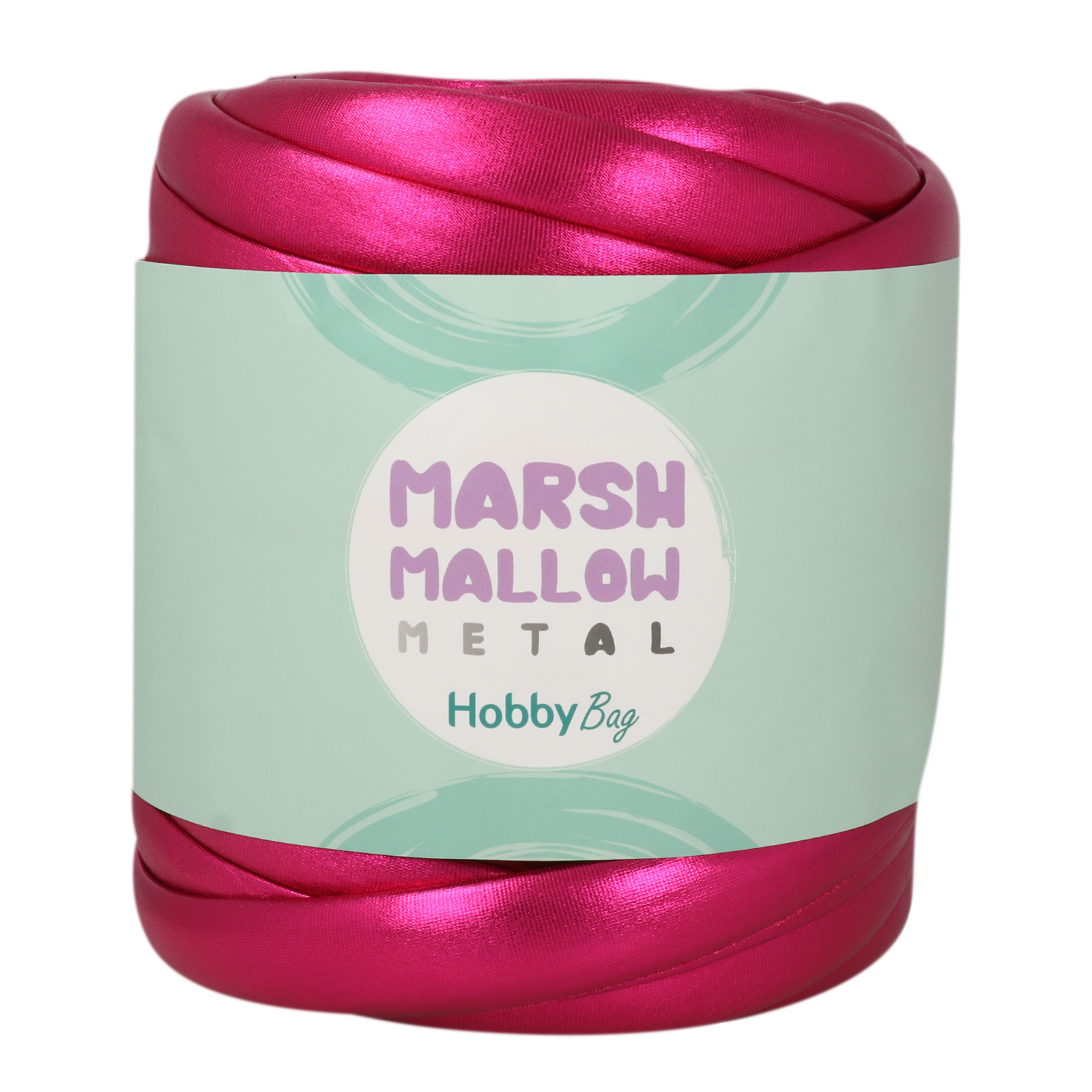 hobbybag marshmallow metal - fuchsia - 500gr (25mt) | 1st