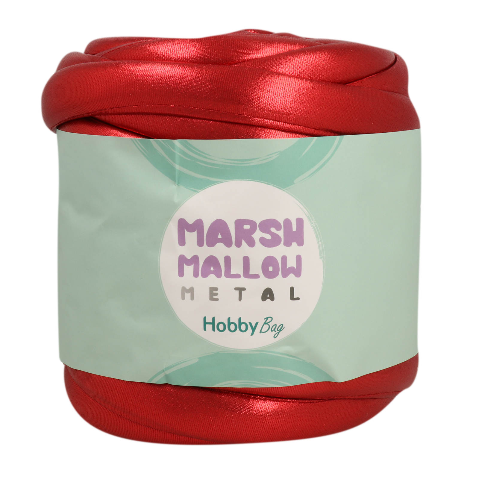 hobbybag marshmallow metal - rot - 500gr (25mt) | 1st