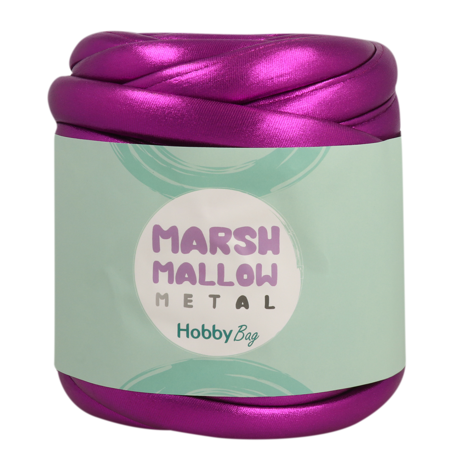 hobbybag marshmallow metal - purpur - 500gr (25mt) | 1st