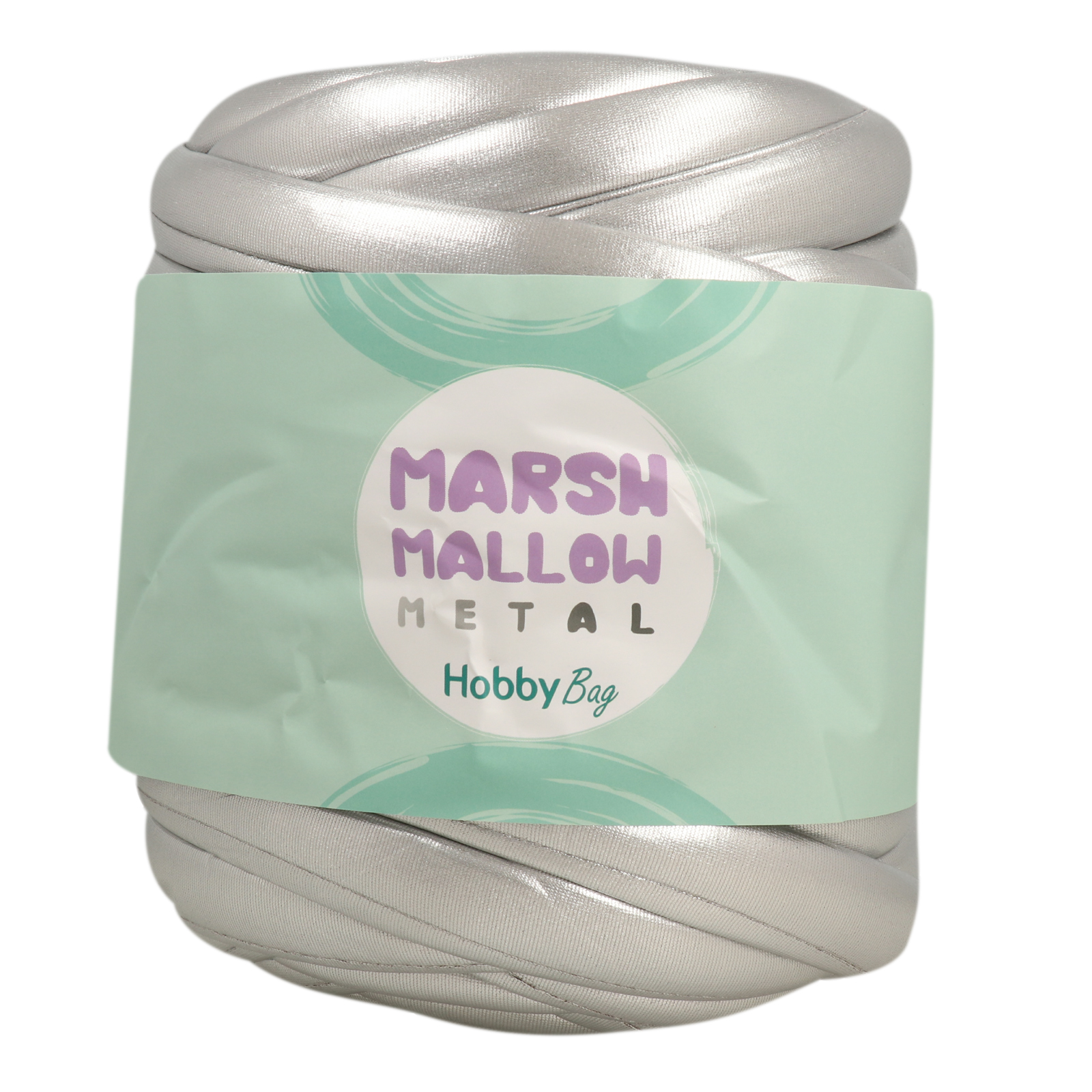 hobbybag marshmallow metal - silver - 500gr (25mt) | 1pc