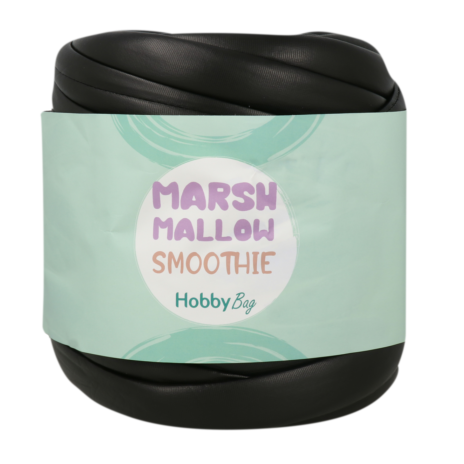 hobbybag marshmallow smoothie - black - 500gr (22mt) | 1pc