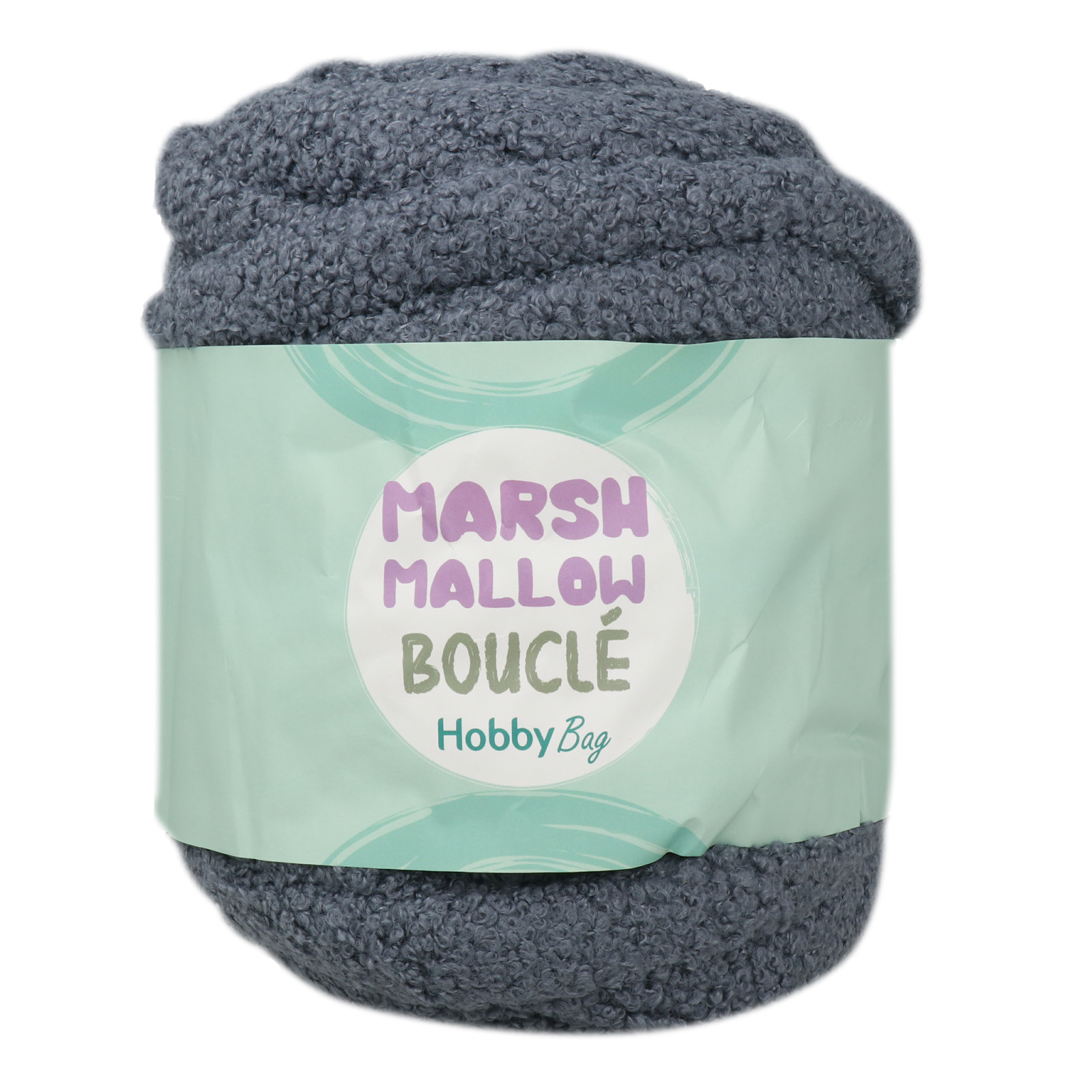 hobbybag marshmallow bouclé - grau - 500gr (22mt) | 1st