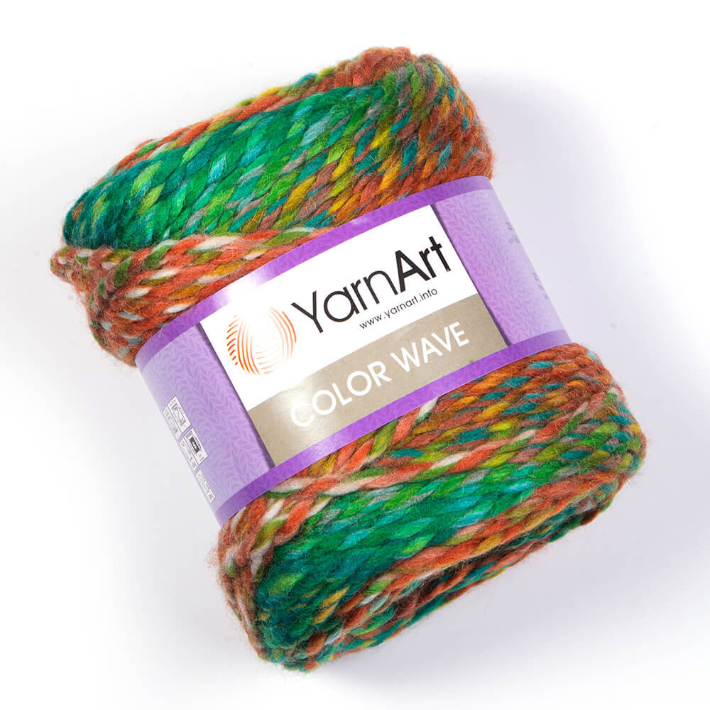 yarnart color wave - foliage (117) - 200gr (160mt) | 1pc