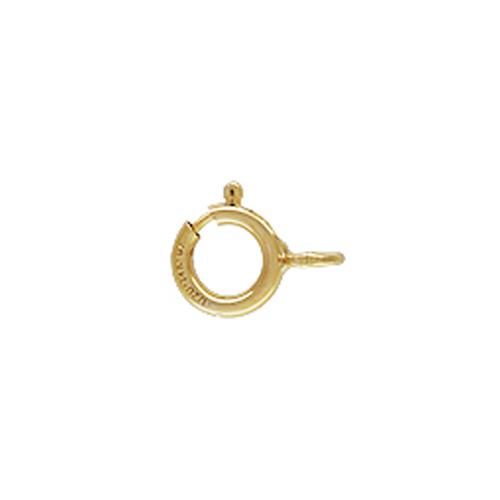 gold-filled 14k spring ring clasp 5mm | 4pc