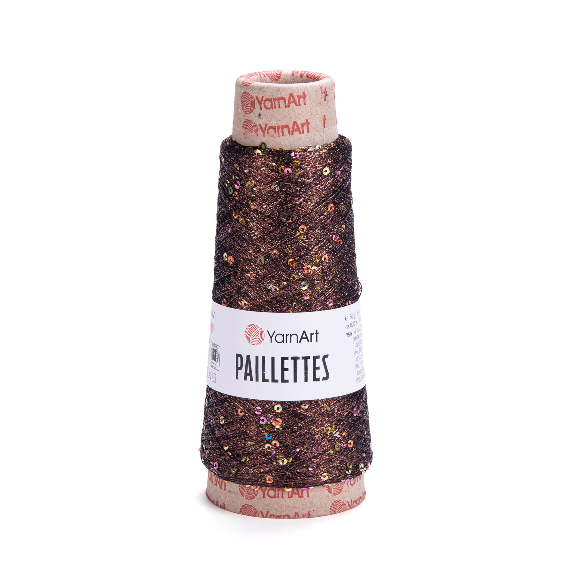 yarnart paillettes - bronze (8007) - 50gr (800mt) | 1pc