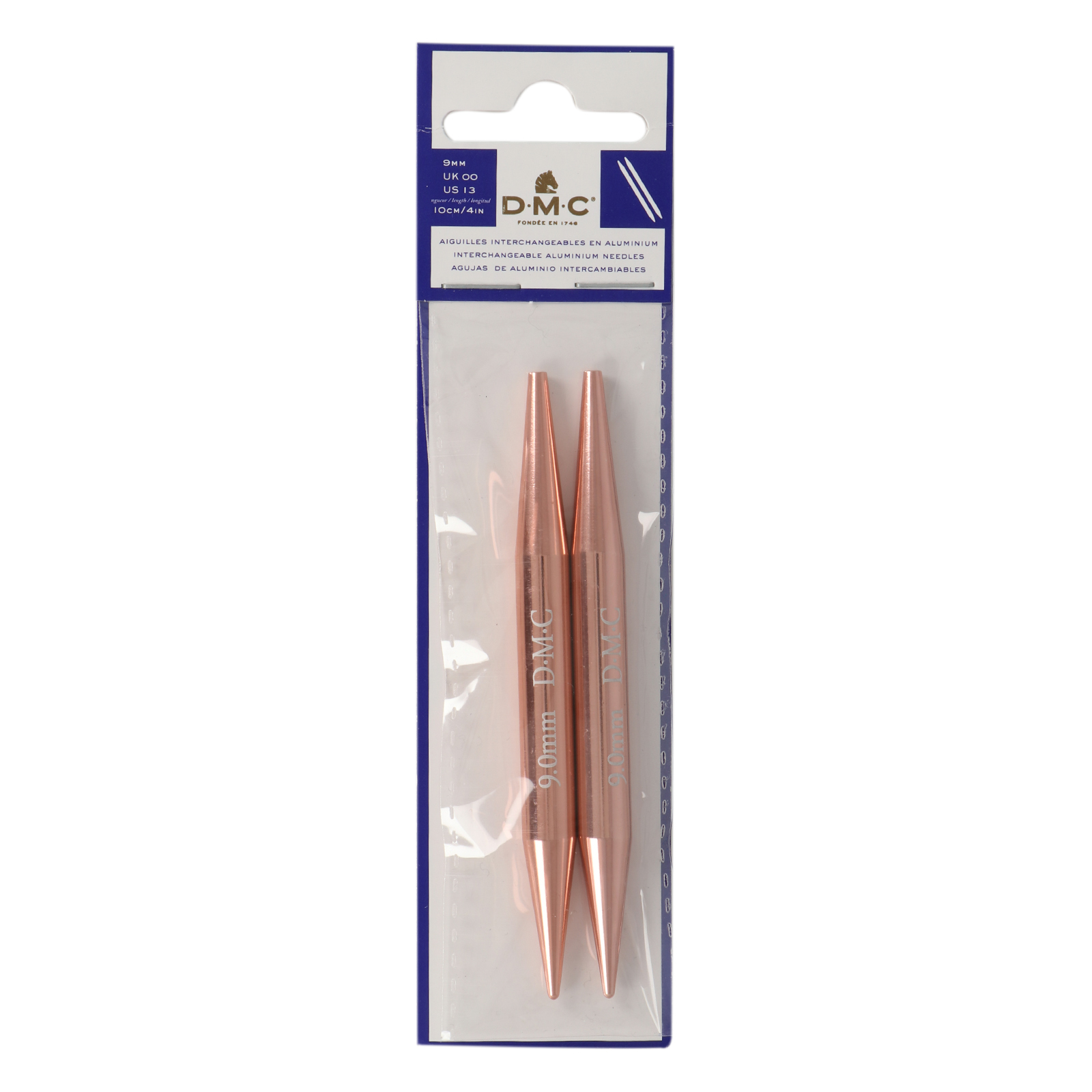 interchangeable needles dmc - rose gold 9,00mm | 1pc