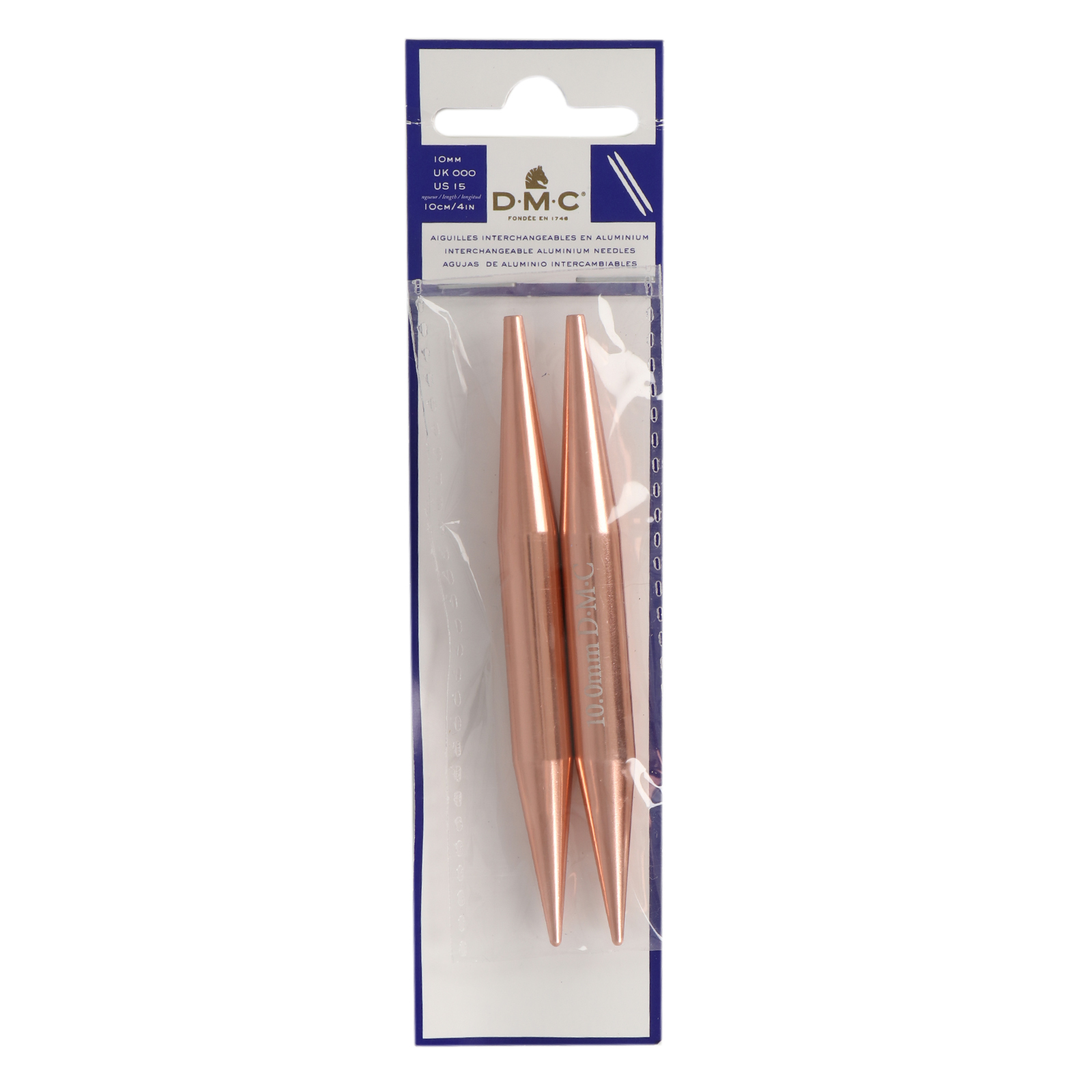 nadelspitzen dmc - rose gold 10,00mm | 1st