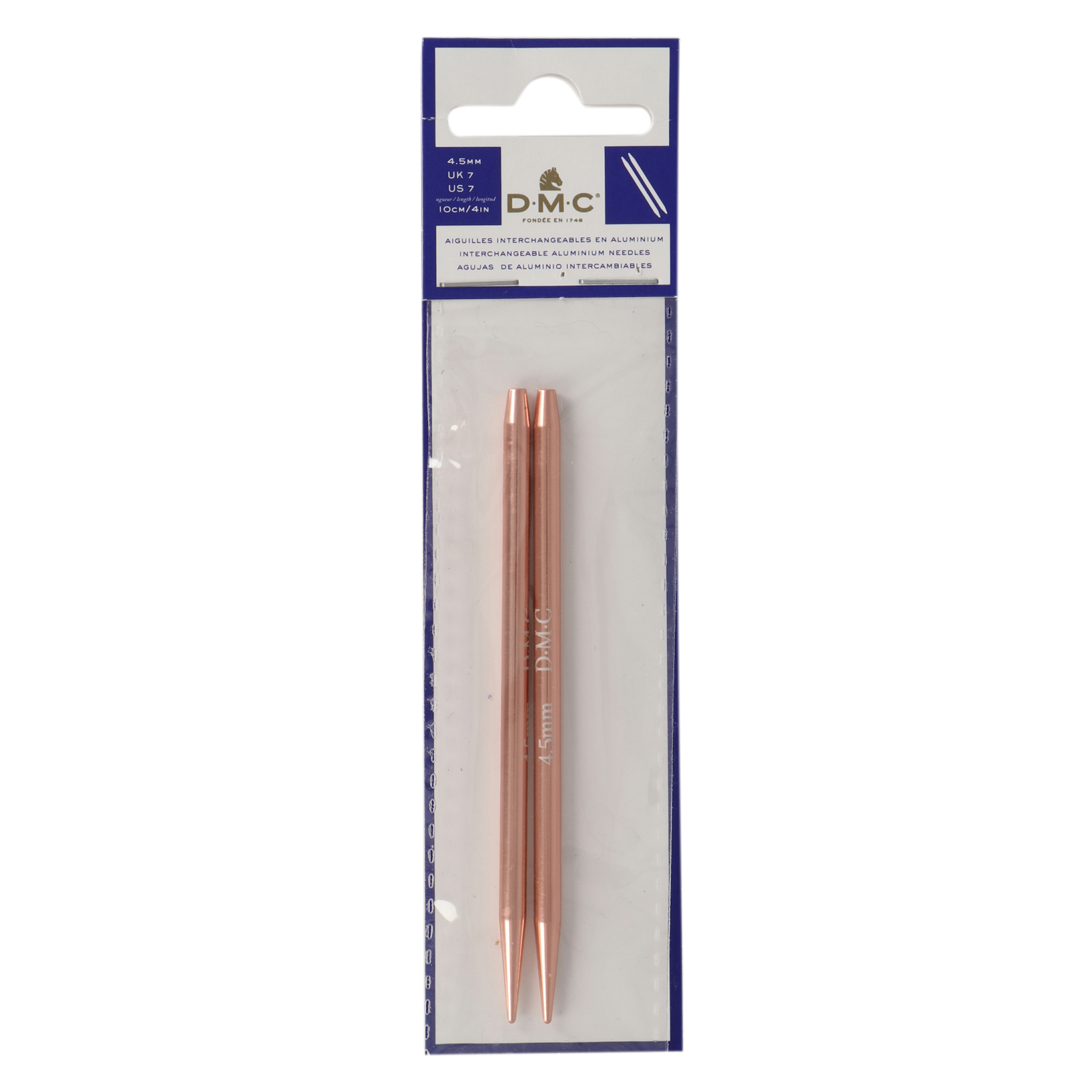 interchangeable needles dmc - rose gold 4,50mm | 1pc