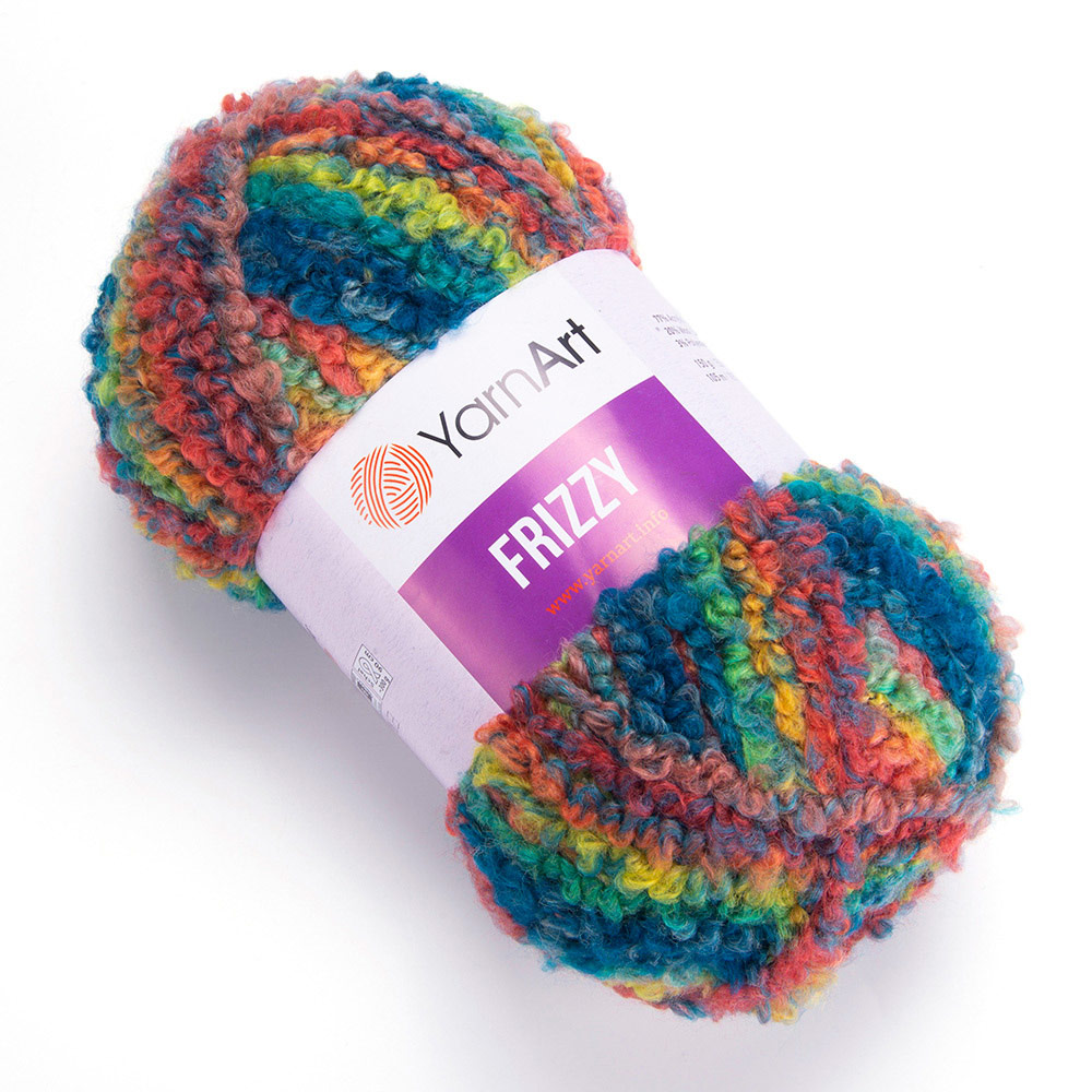 yarnart frizzy - tuttifrutti (411) - 150gr (105mt) | 1st