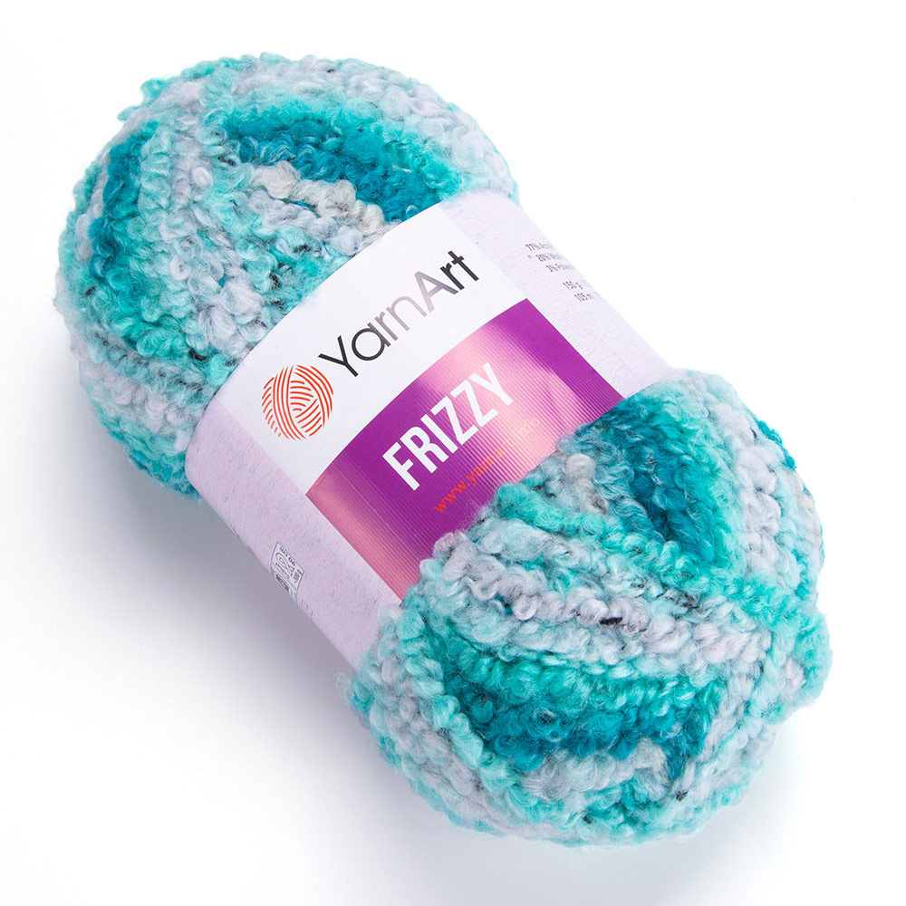 yarnart frizzy - emerald (417) - 150gr (105mt) | 1pc