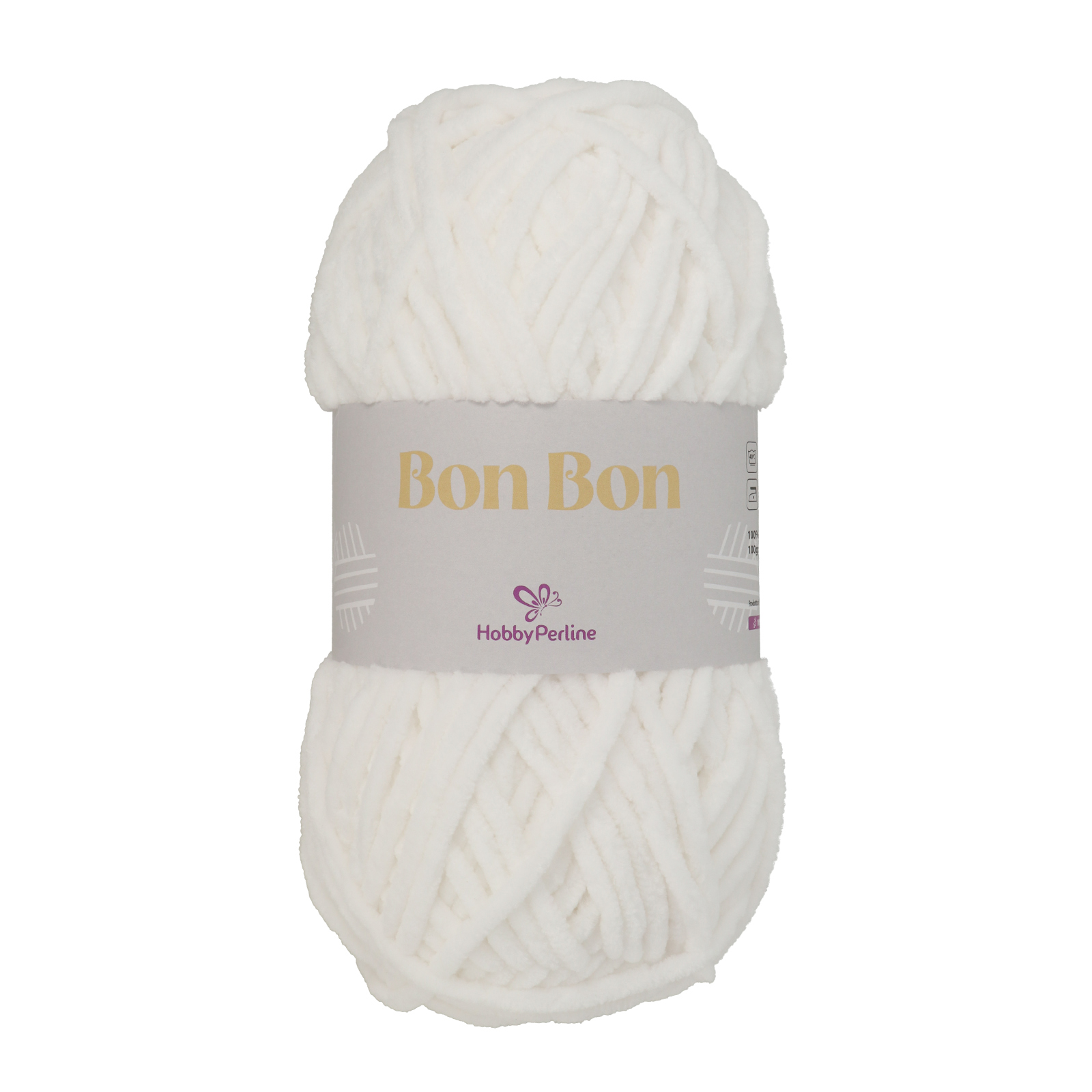 hobbyperline bon bon - white (01) - 100gr (120mt) | 1pc