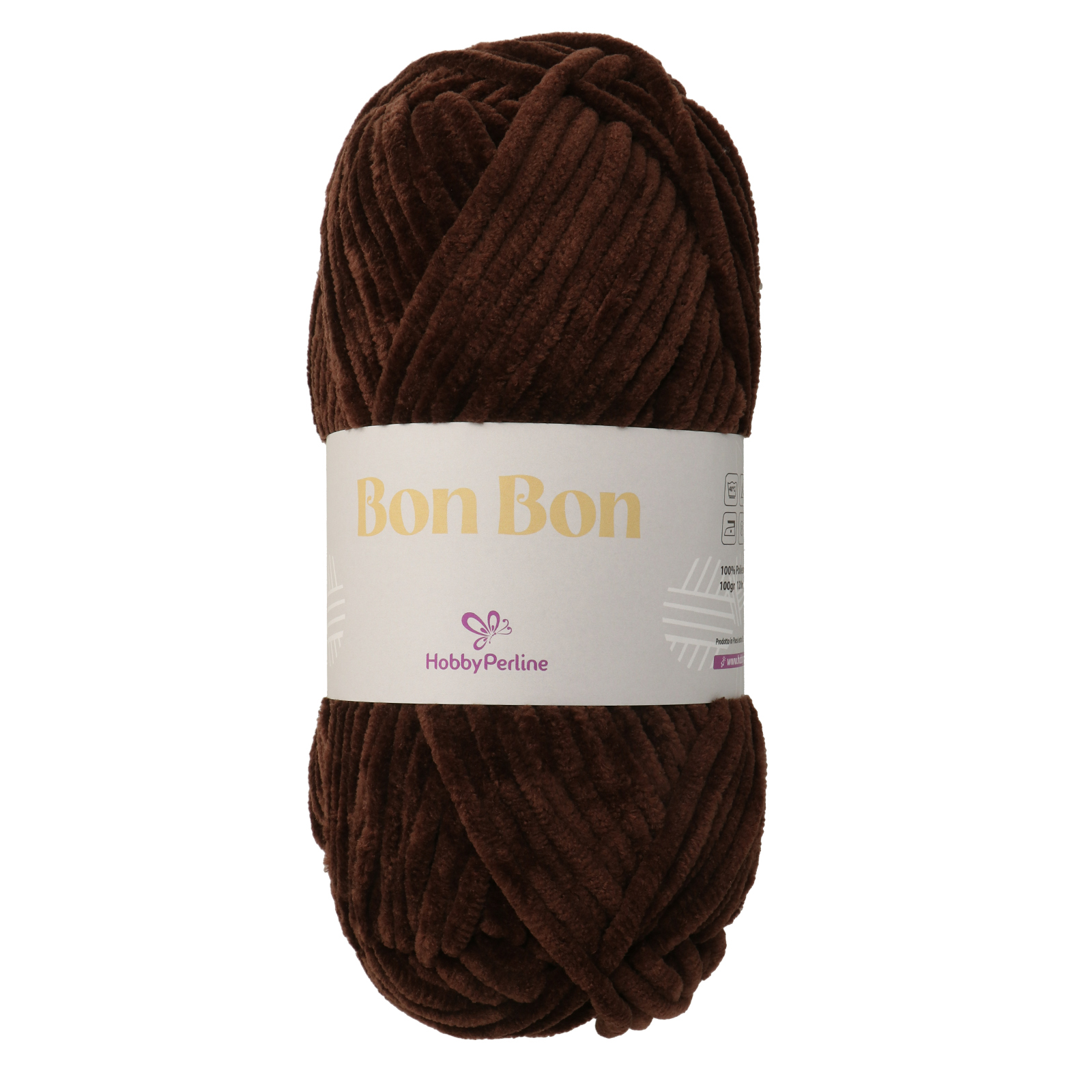 hobbyperline bon bon - dunkel braun (75) - 100gr (120mt) | 1st