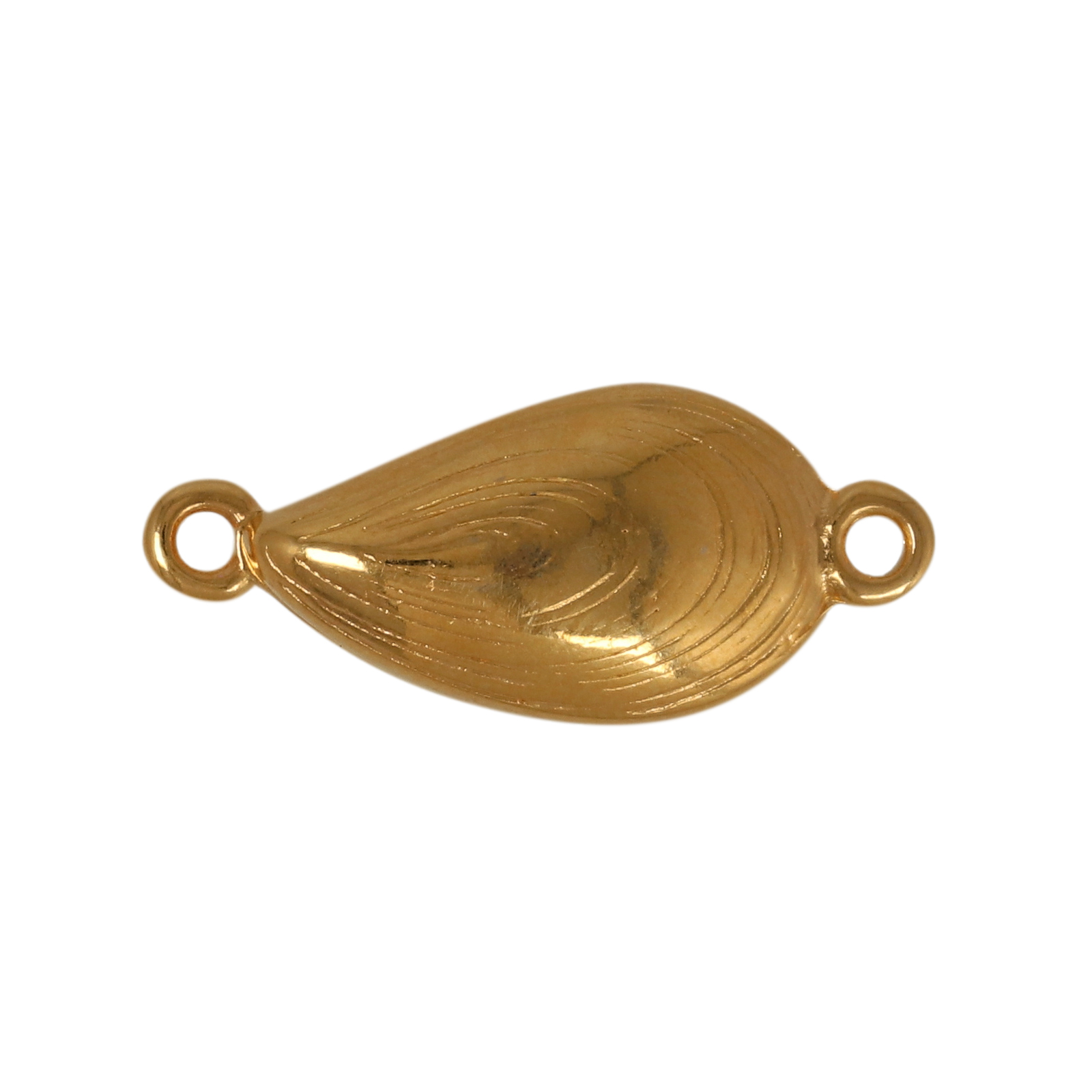 gold plated magnetic clasp drop 18x10mm | 1pc