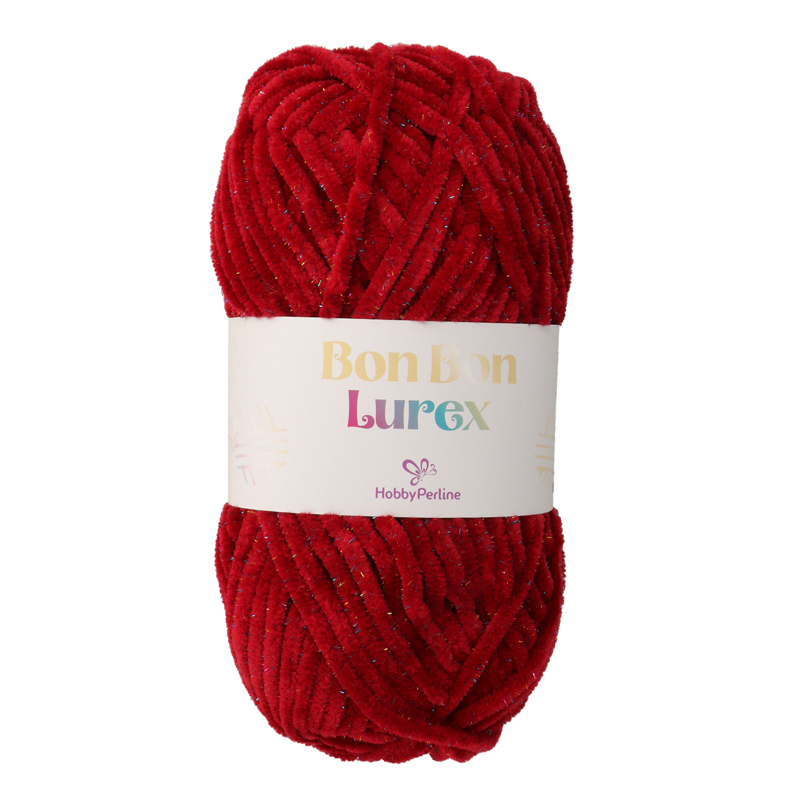 hobbyperline bon bon lurex iris red (06) - 100gr (110mt) | 1pc
