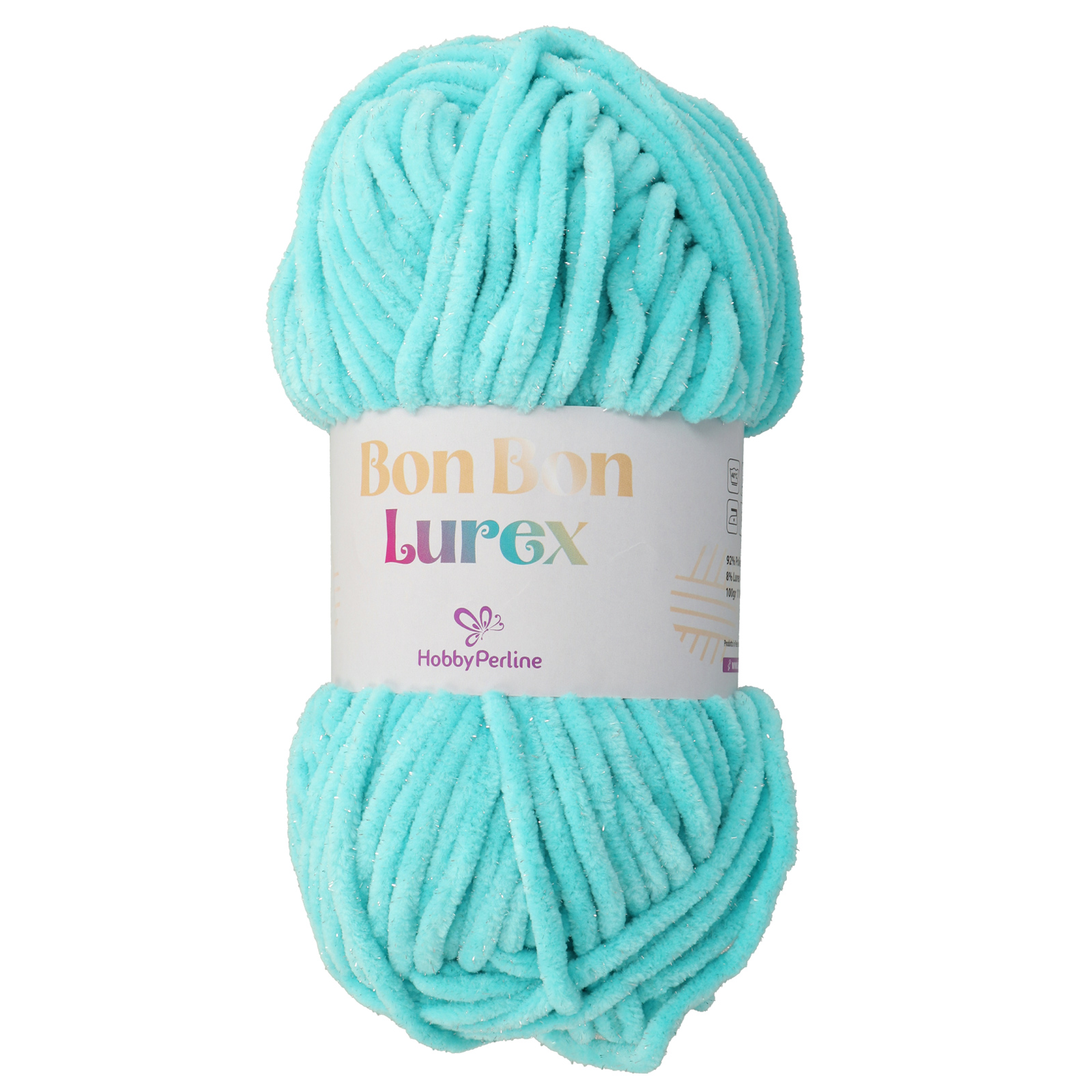 hobbyperline bon bon lurex aqua (13) - 100gr (110mt) | 1st