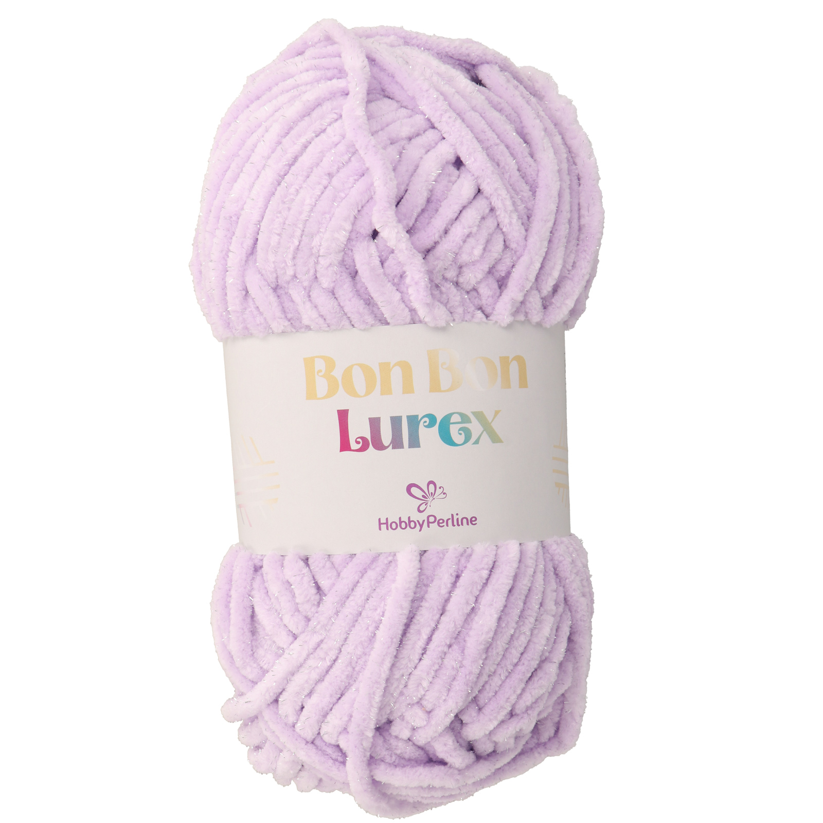 hobbyperline bon bon lurex lilas (15) - 100gr (110mt) | 1st