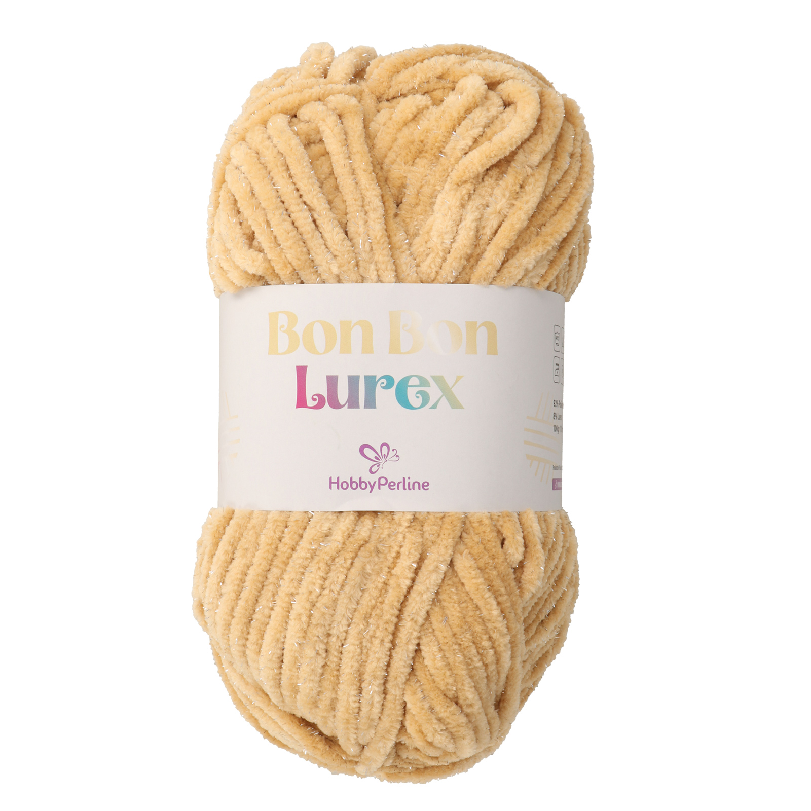 hobbyperline bon bon lurex sand (18) - 100gr (110mt) | 1pc