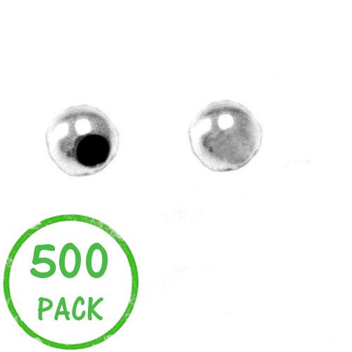 sterling silver bead seamless round (light weight) 2,2mm (bulk pack) | 500pc
