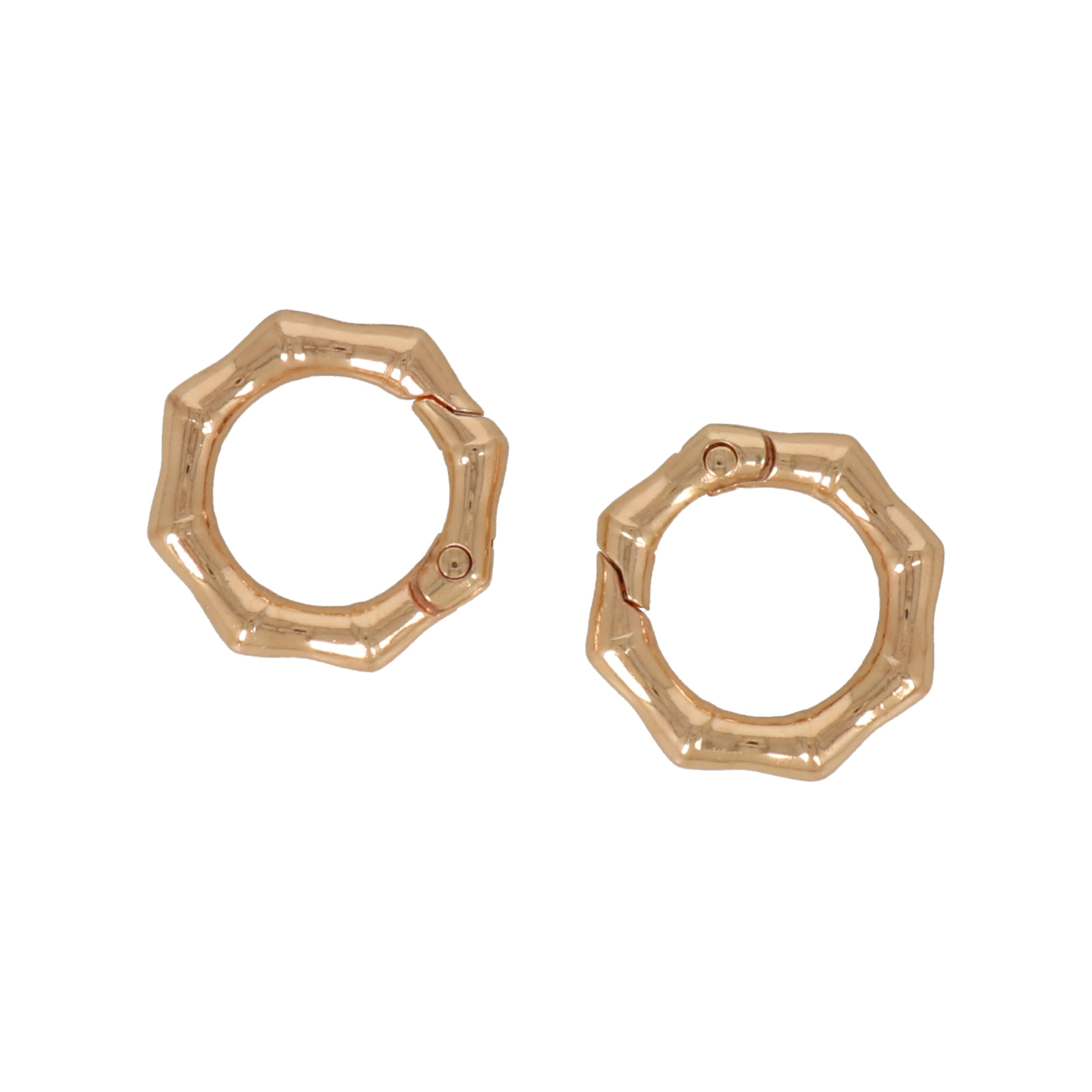 diy bag gold carabiner round 30mm | 4pc