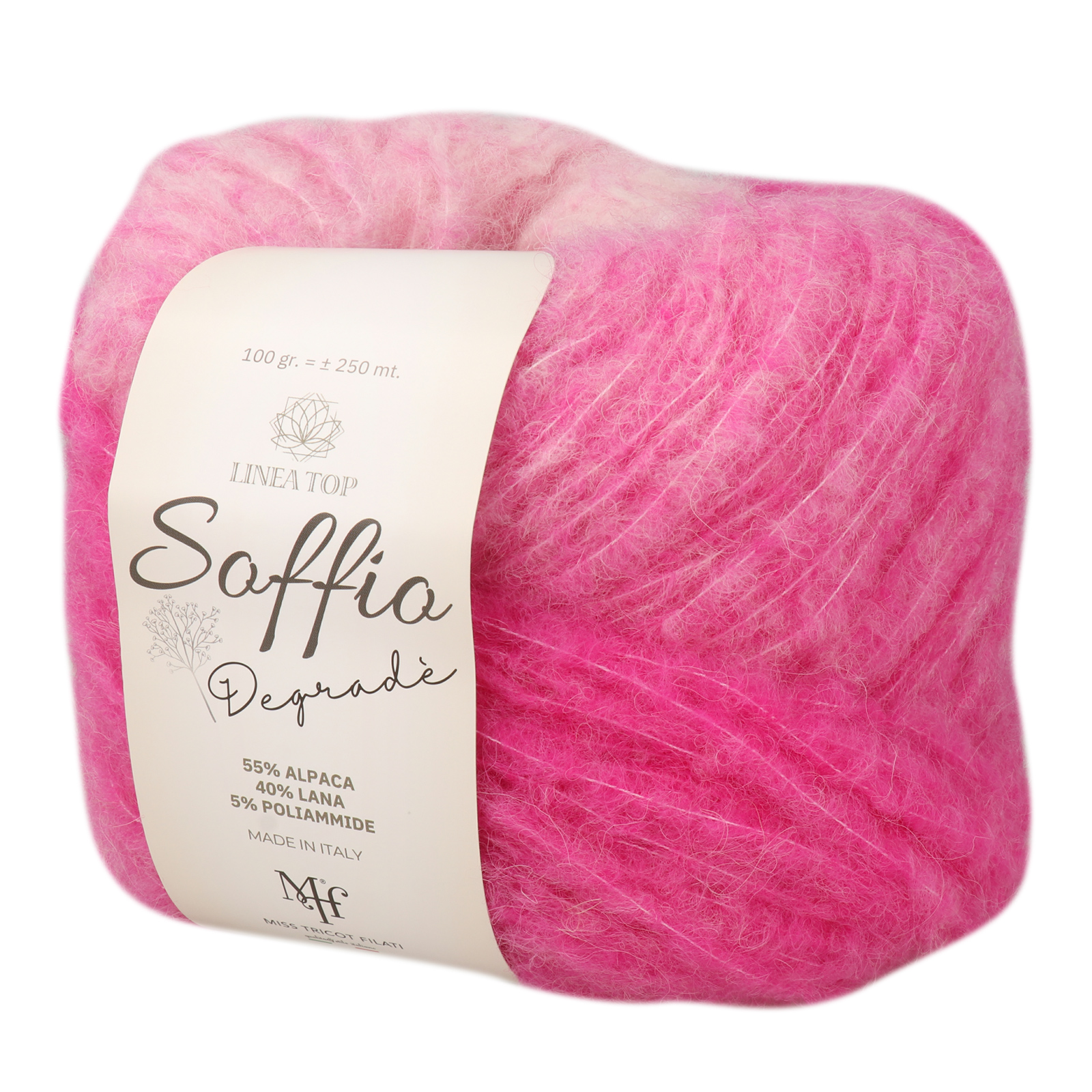 miss tricot soffio degradé fuchsia (04) - 100gr (250mt) | 1pc