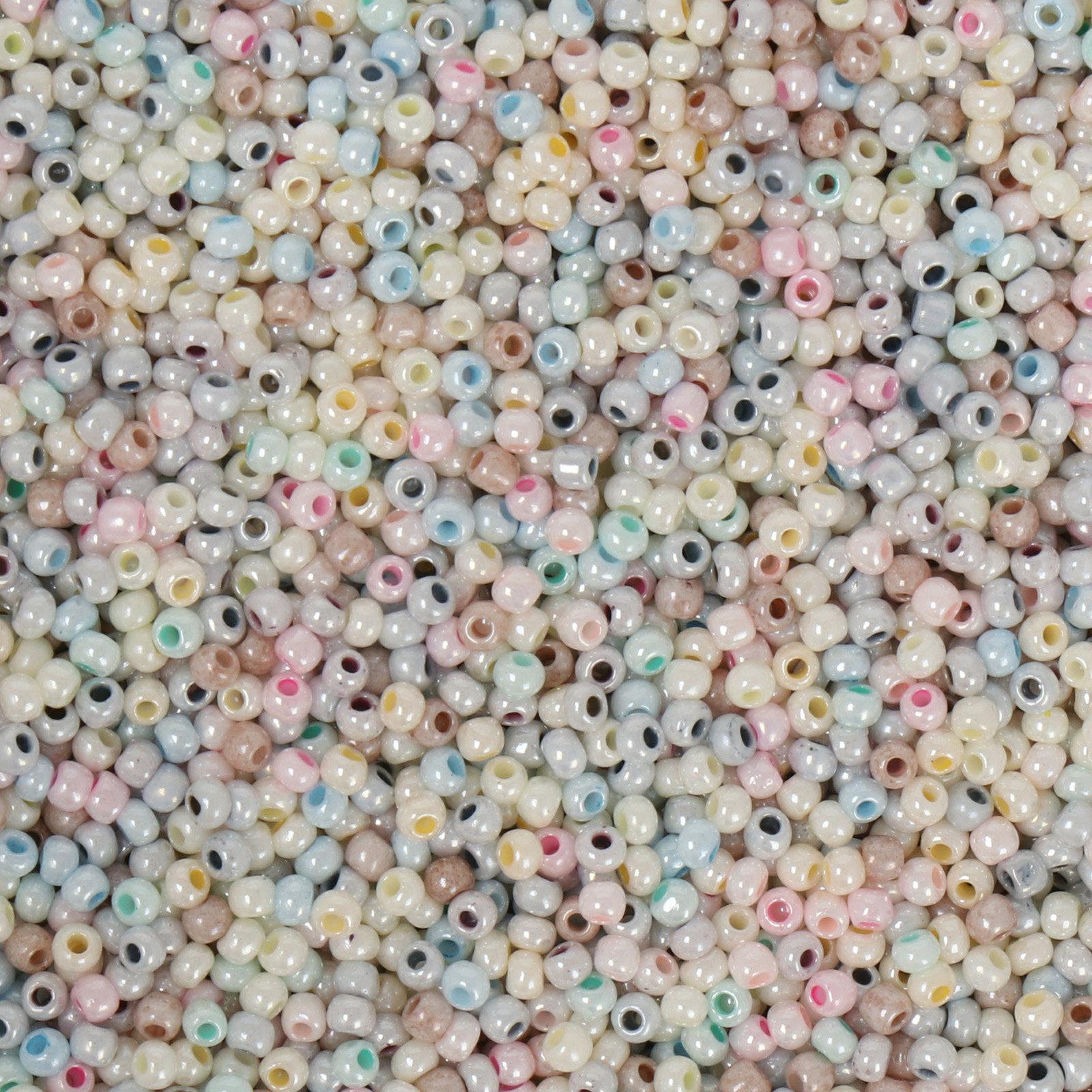 semini by hobbyperline rocailles 11/0 - luster opaque unicorn mix | 30gr