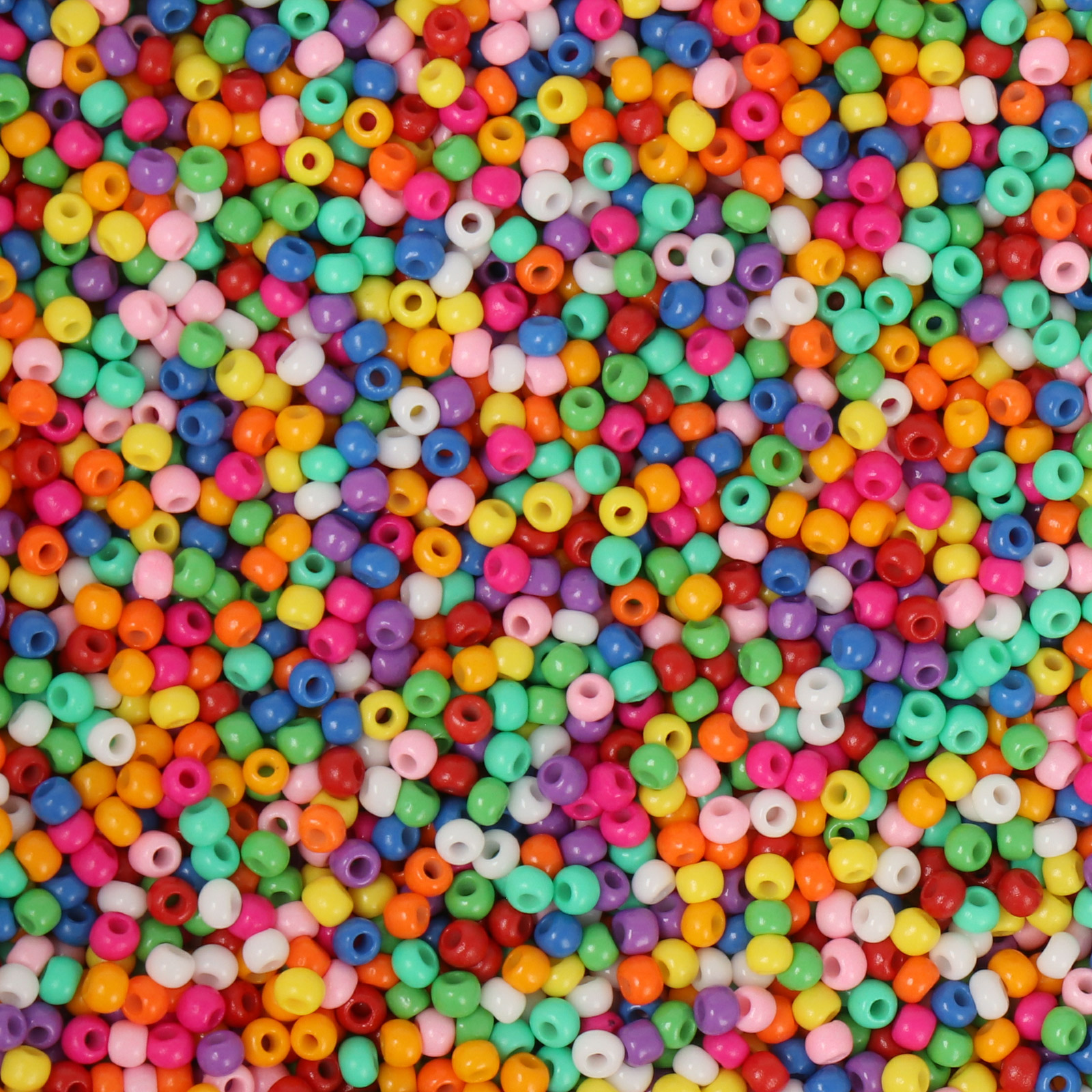 semini by hobbyperline rocailles 11/0 - opaque carnival mix | 30gr