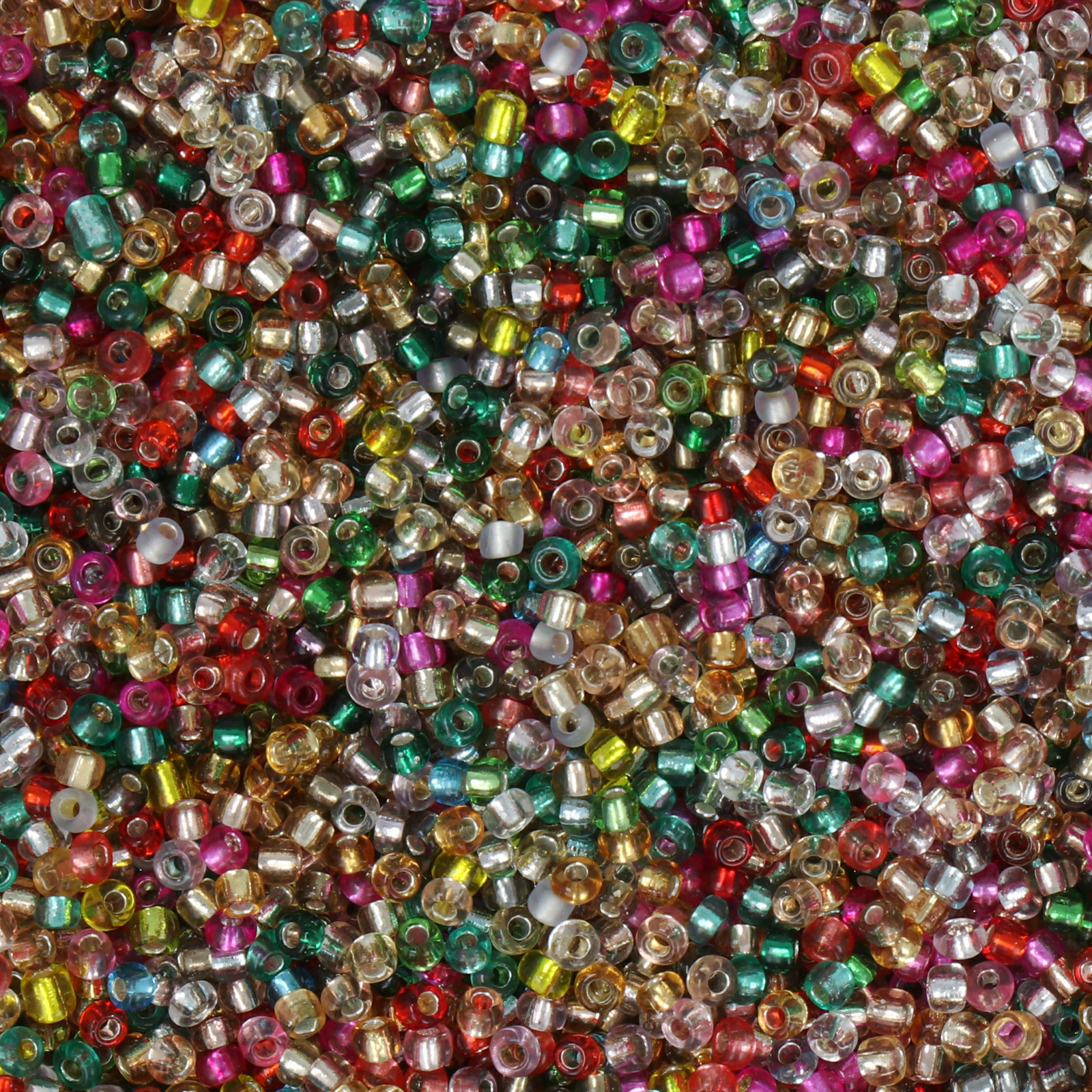 semini by hobbyperline rocailles 11/0 - silver-lined classic mix | 30gr