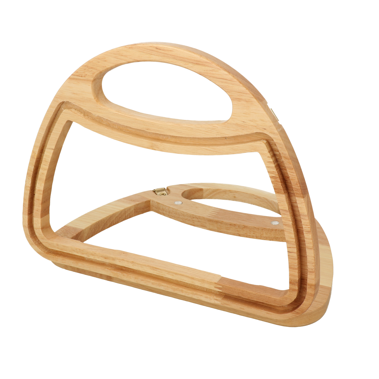 Clic Clac Per Borsa A Mano In Legno 23x17cm HobbyPerline