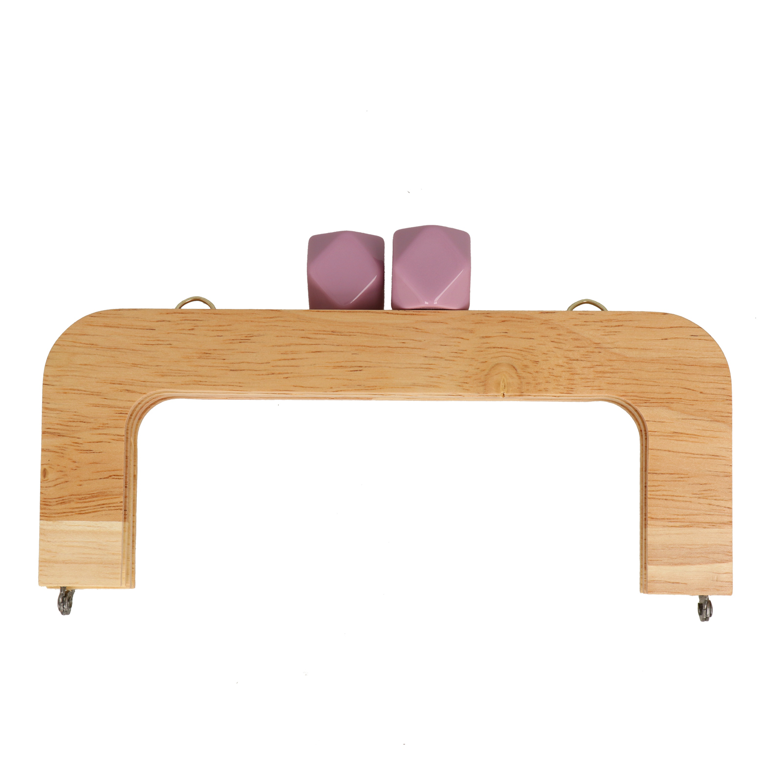 wood clic clac bag fastening 20x8cm wisteria | 1pc