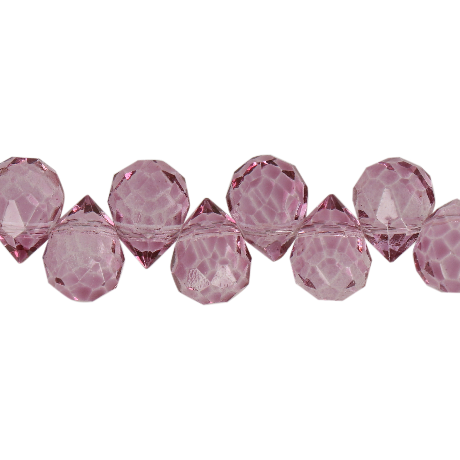 chinese glasperlen briolette tropfen amethyst 10x8mm | 15st