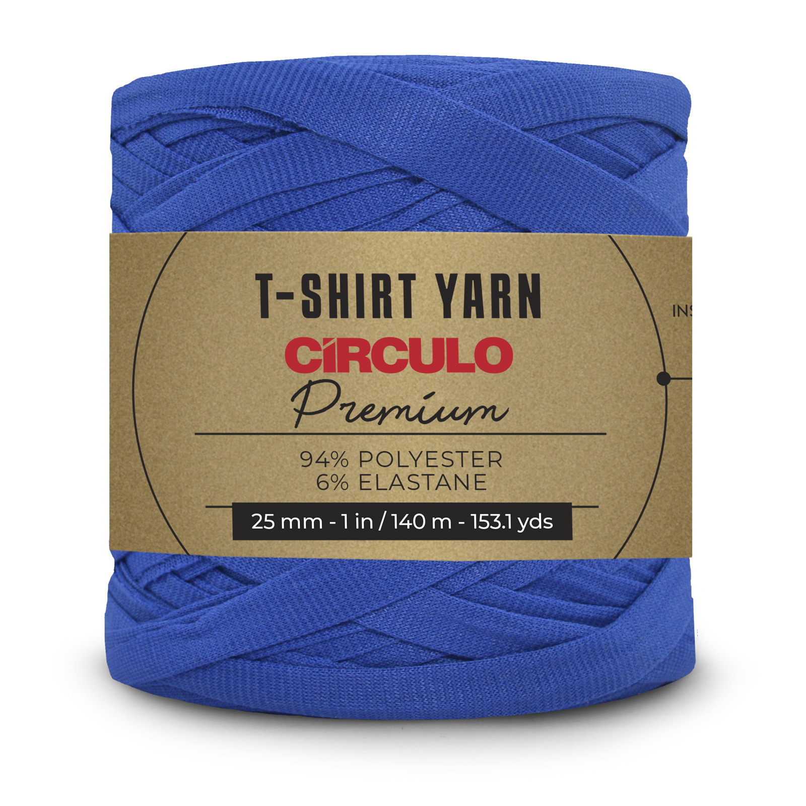 circulo premium t-shirt yarn - ball blue (2829) - 270gr (140mt) | 1pc