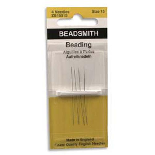 beading needles size 15 - 45mm | 4pc