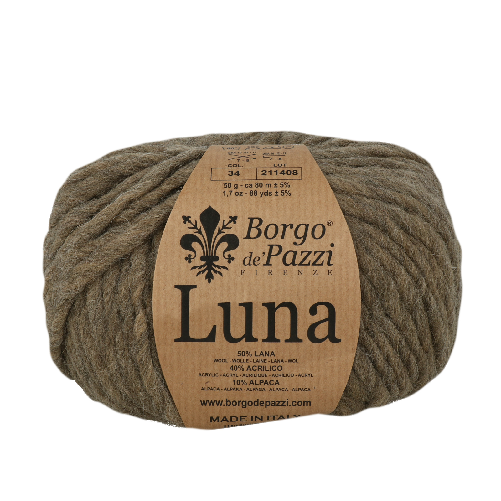 borgo de' pazzi new cedro - rope (34) - 50gr (100mt) | 1pc