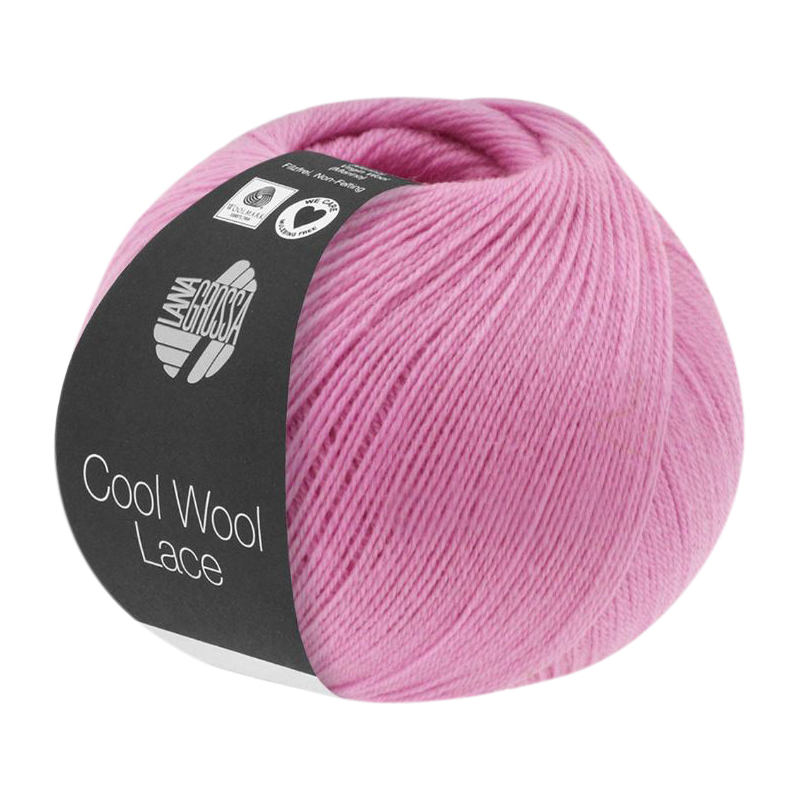 cool wool lace lana grossa - pink (052) - 50gr (400mt) | 1pc