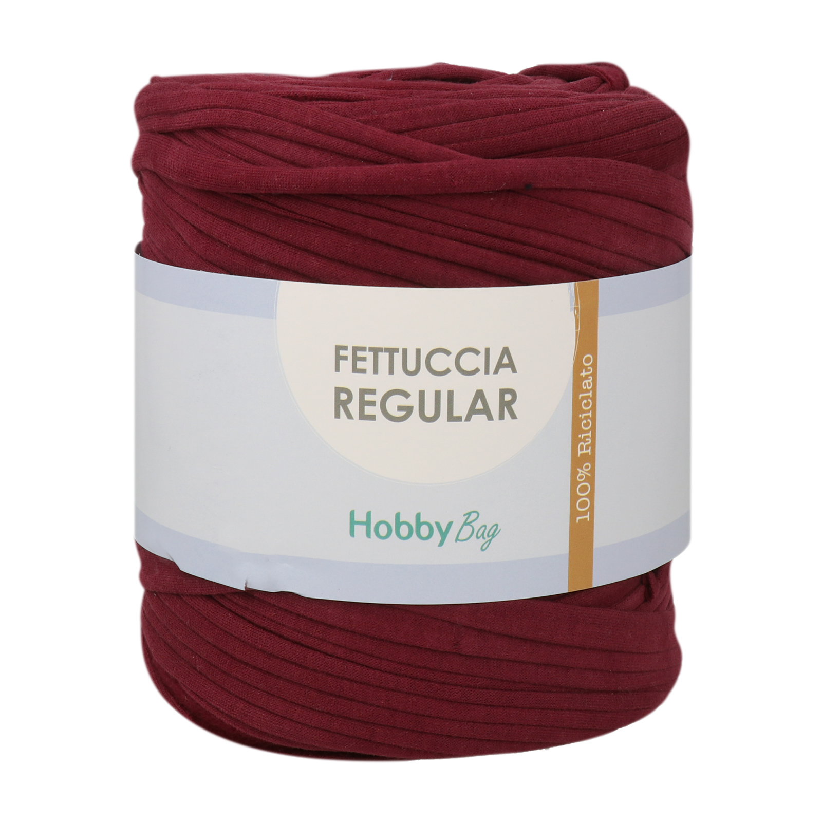 hobbybag t-shirt yarn fettuccia regular - mosto - 700-900gr ca. (110-130mt) | 1st