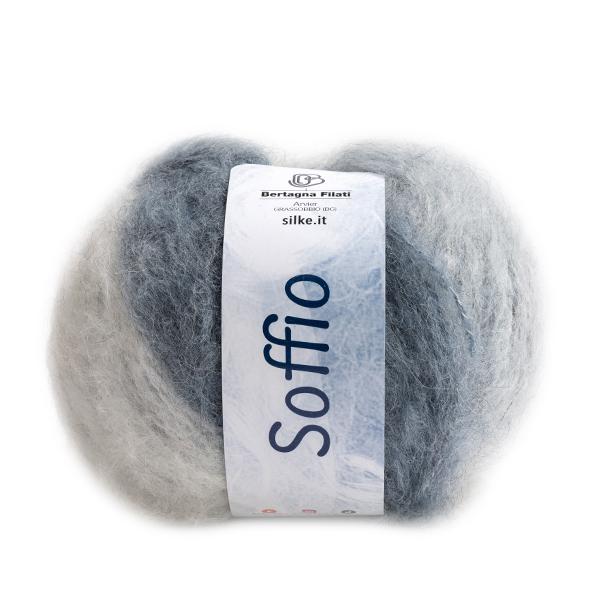 bertagna filati soffio - grey (4) - 50gr (125mt) | 1pc
