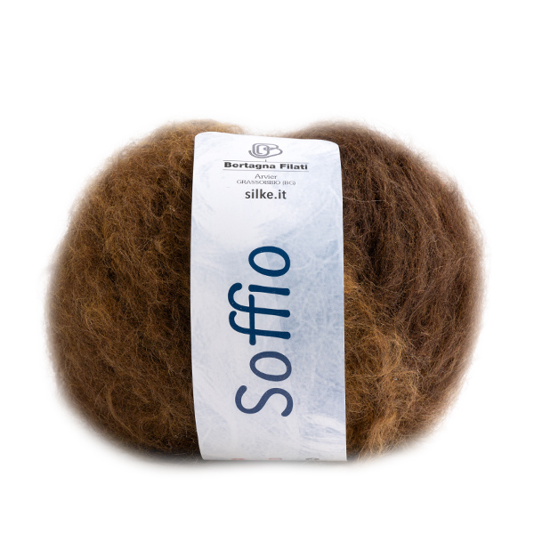 bertagna filati soffio - brown (9) - 50gr (125mt) | 1pc