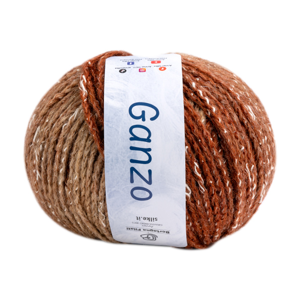 bertagna filati ganzo - brown (75) - 100gr (130mt) | 1pc
