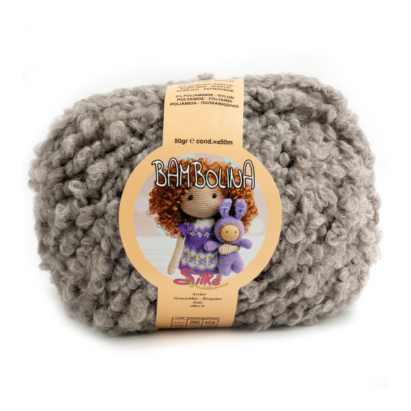 silke bambolina - grey (21) - 50gr (50mt) | 1pc