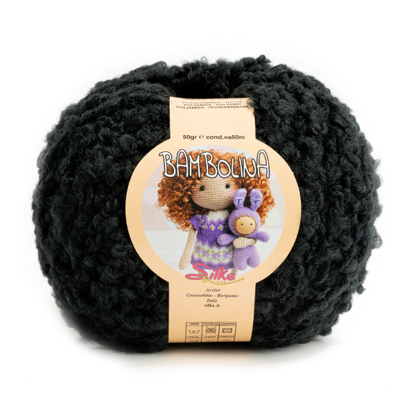 silke bambolina - schwarz (200) - 50gr (50mt) | 1st
